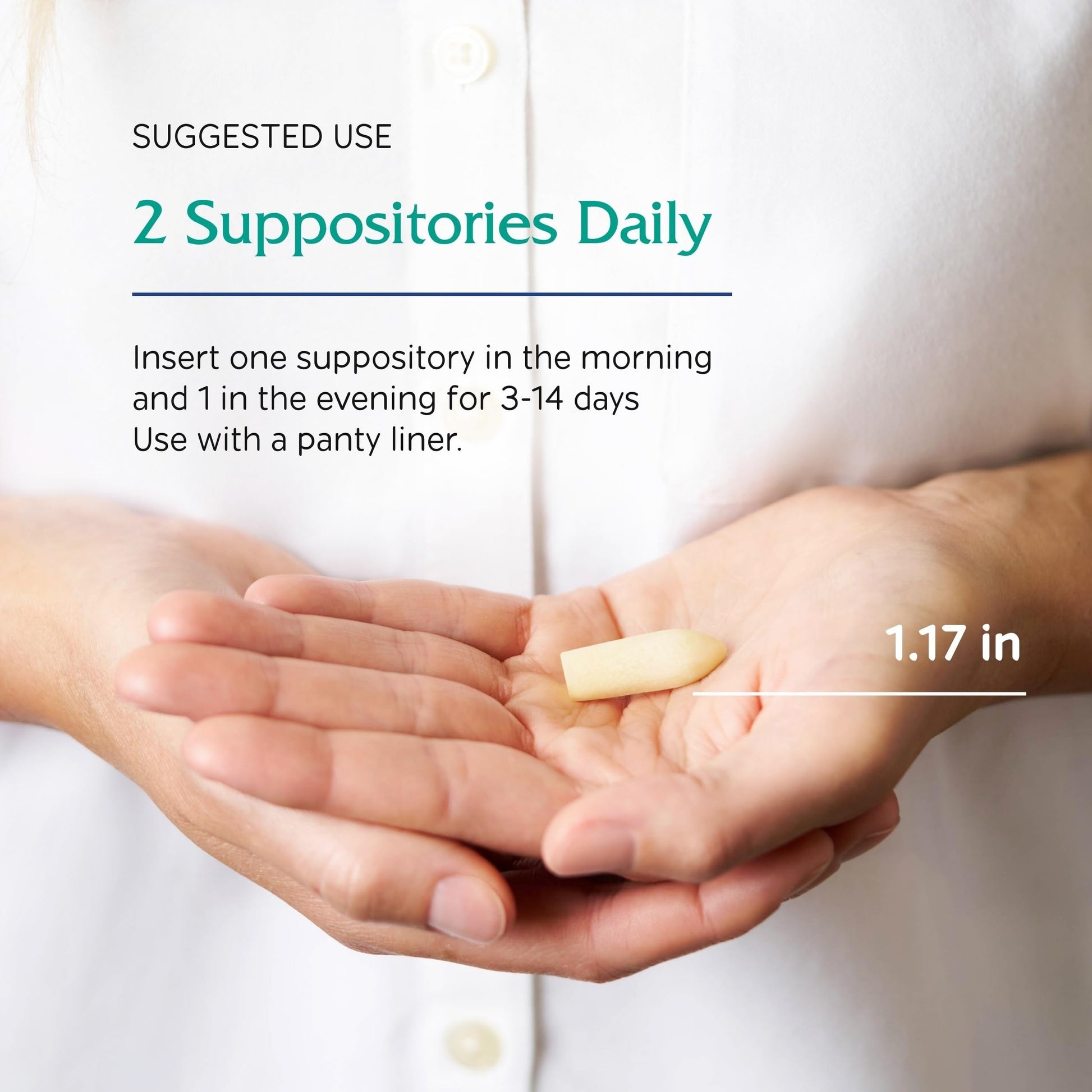 Vitanica Yeast Arrest, Homeopathic Vaginal Suppositories, for Yeast Infection Symptoms, Relieves Burning, Itching & Discharge, with Boric Acid, Tea Tree Oil & Probiotics, Vegan (Pro Logo, 14ct) Vitanica uk supplements