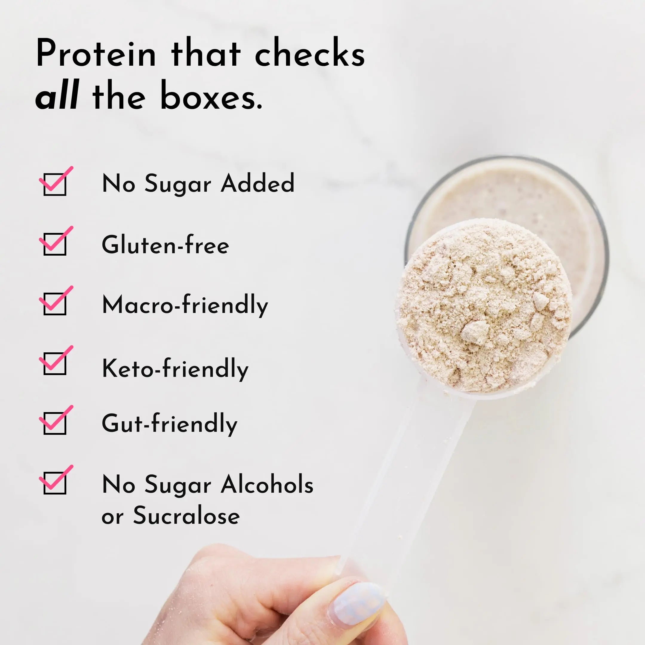 JUST INGREDIENTS Vanilla Protein Powder - Grass-Fed Whey Blend, Organic, Gluten Free, Dairy Free, Soy Free - 15 Servings, 22g Protein JUST INGREDIENTS uk supplements