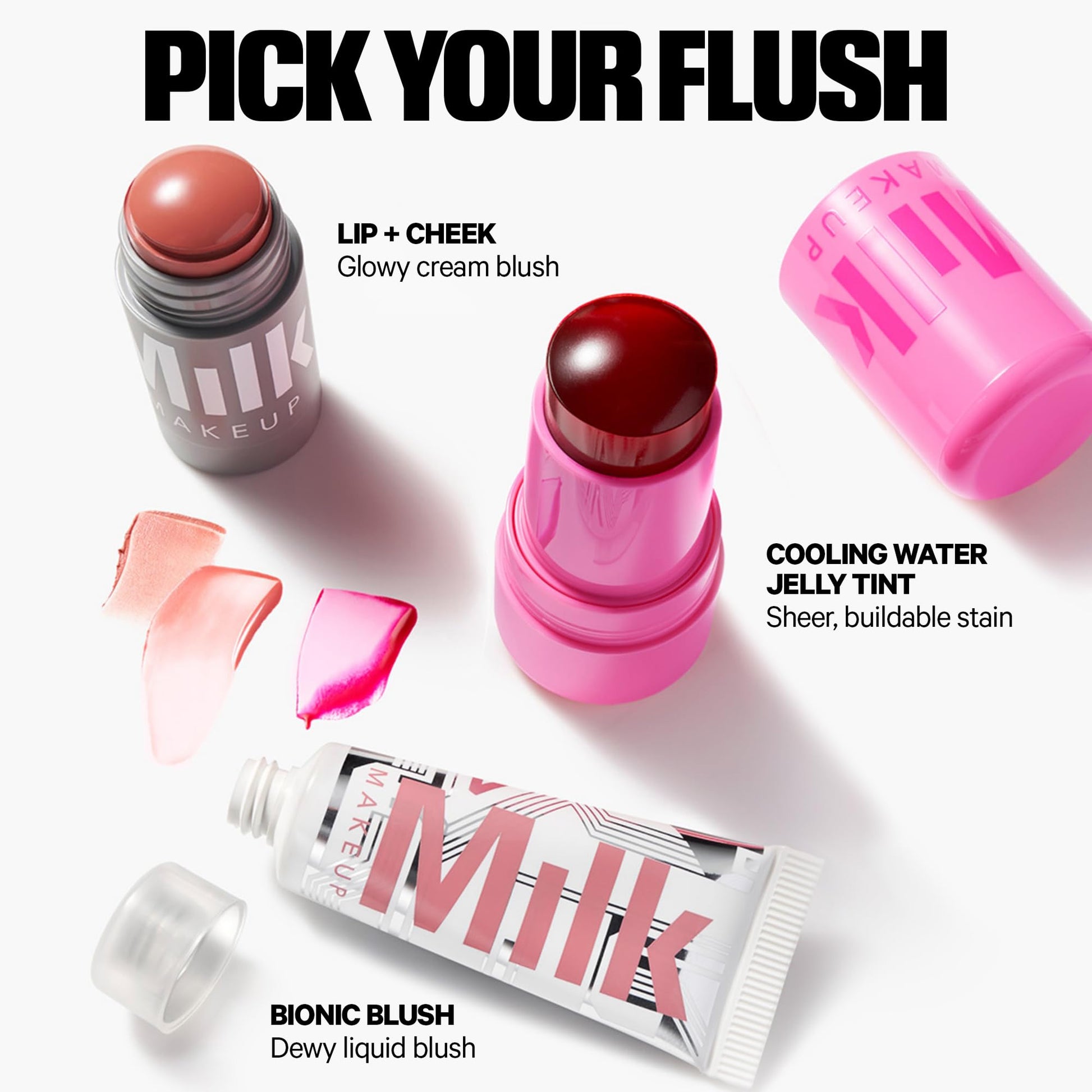 Milk Makeup Lip + Cheek Stick – Buildable Cream Blush + Lip Color w/Hydrating Mango Butter + Avocado Oil for a Natural Flush – Long-Lasting, Multiuse, Vegan Formula – Werk (Dusty Rose), 0.21 oz Milk Makeup uk supplements