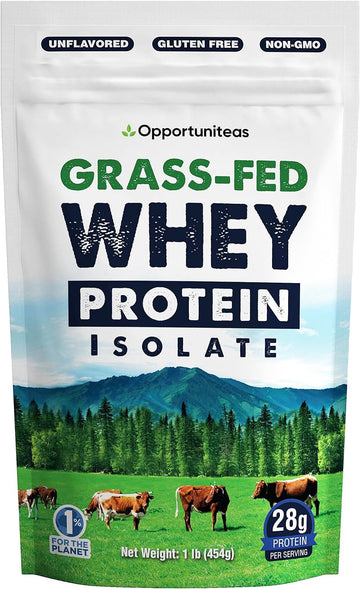 Opportuniteas Grass Fed Whey Protein Isolate Powder - Unflavored Whey Protein Isolate Opportuniteas uk supplements