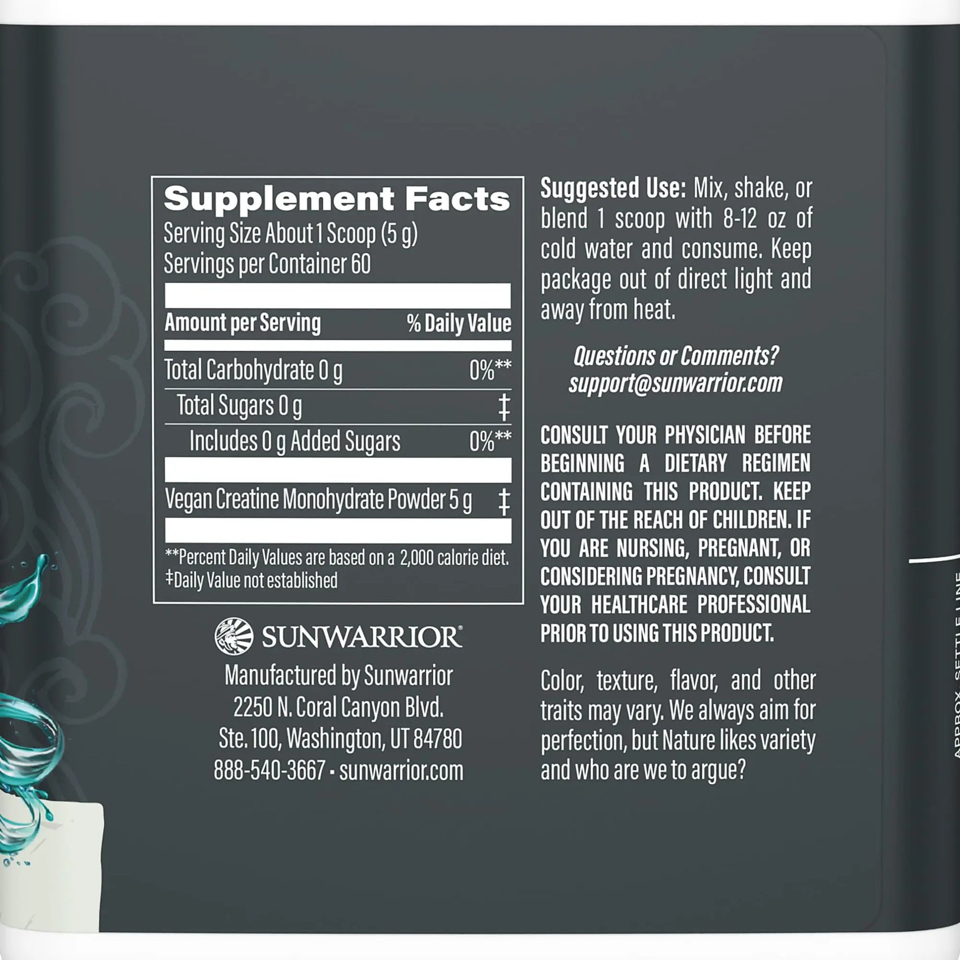 Creatine Monohydrate Powder Micronized PreWorkout Recovery Supplement | Support Muscle Building Strength Training Cognition | Vegan & Keto Friendly Easily Mixes Sunwarrior uk supplements