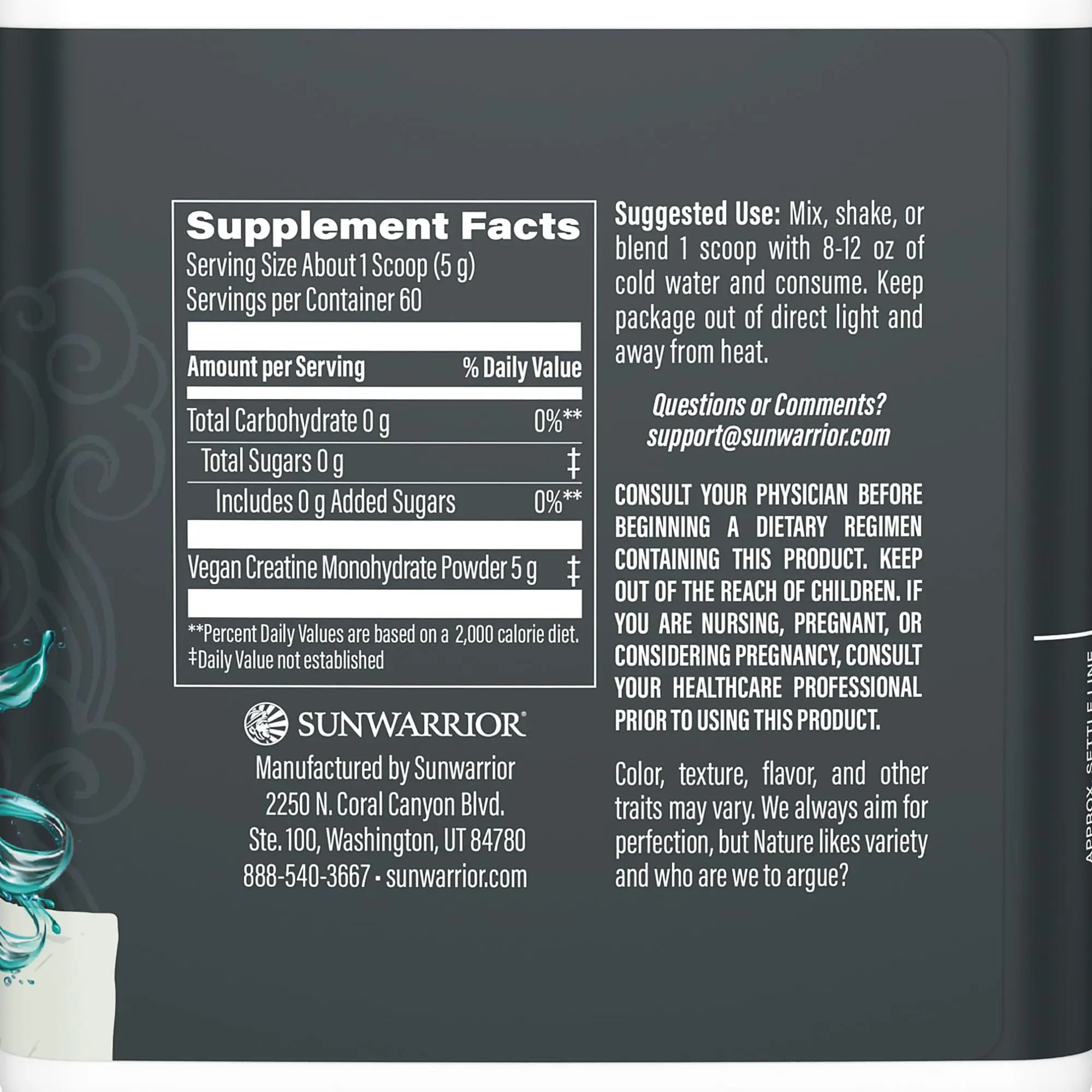 Creatine Monohydrate Powder Micronized PreWorkout Recovery Supplement | Support Muscle Building Strength Training Cognition | Vegan & Keto Friendly Easily Mixes Sunwarrior uk supplements
