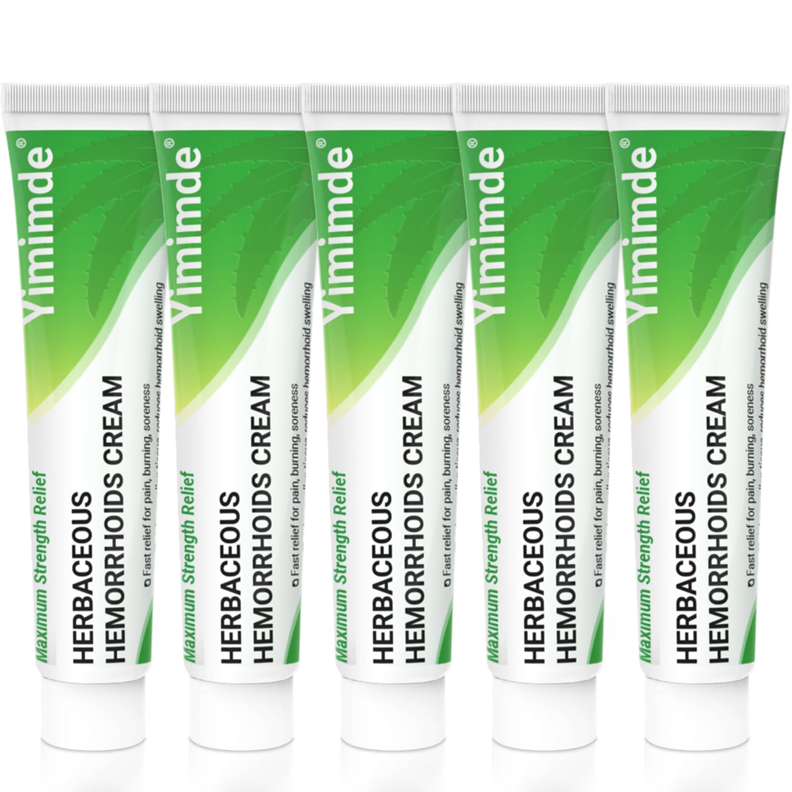 Hemorrhoid Treatment Ointment - Tubesmaximum Strength - Fast Relief from Pain, Itching, Burning, Swelling & Fissures | Natural Aloe & Vitamin E | Travel-Friendly10g x 5 Pieces Tubes - (1.76 Oz) yimimde uk supplements