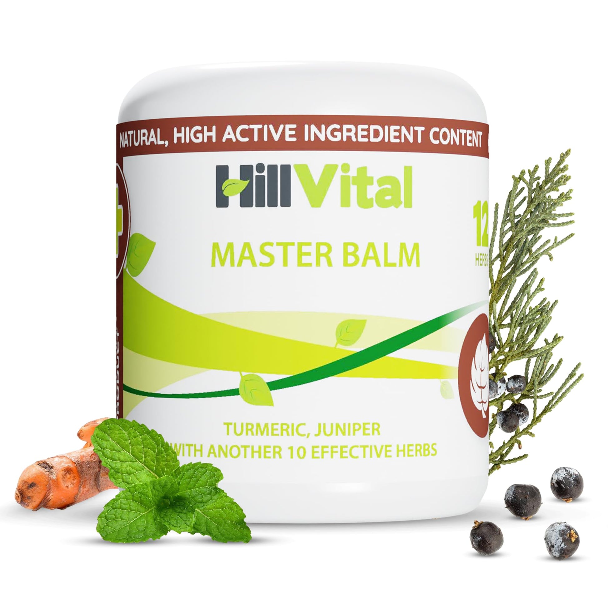 HillVital Herbal Joint Care Balm – Soothing Arnica & Turmeric Blend for Muscles & Joints – Lightweight Herbal Cooling Gel with Mint & Rosemary – Fast-Absorbing Natural Topical Cream Hill Vital Natural Solutions uk supplements