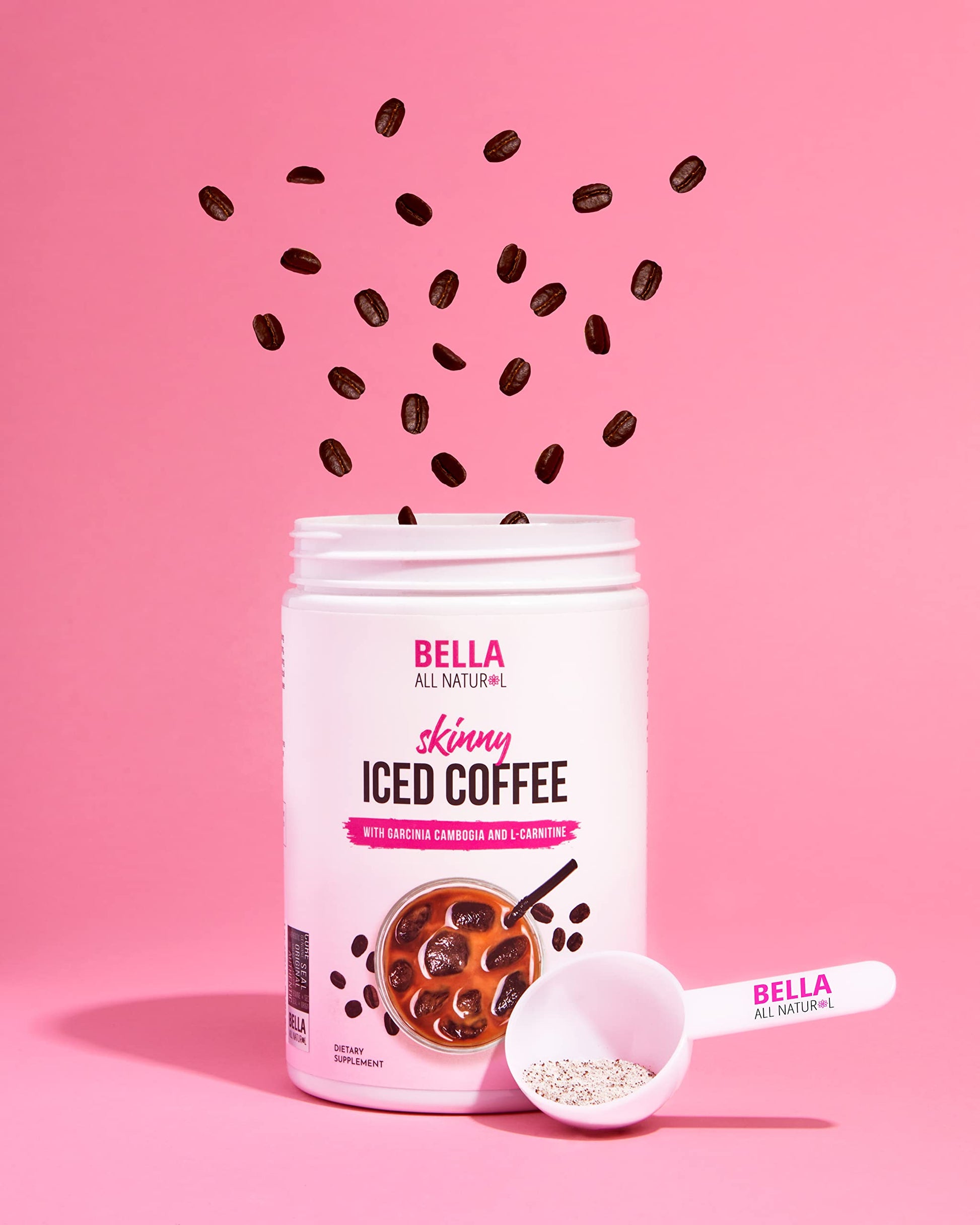 Bella All Natural Skinny Iced Coffee - Good Taste - 500 Grams Bella All Natural uk supplements