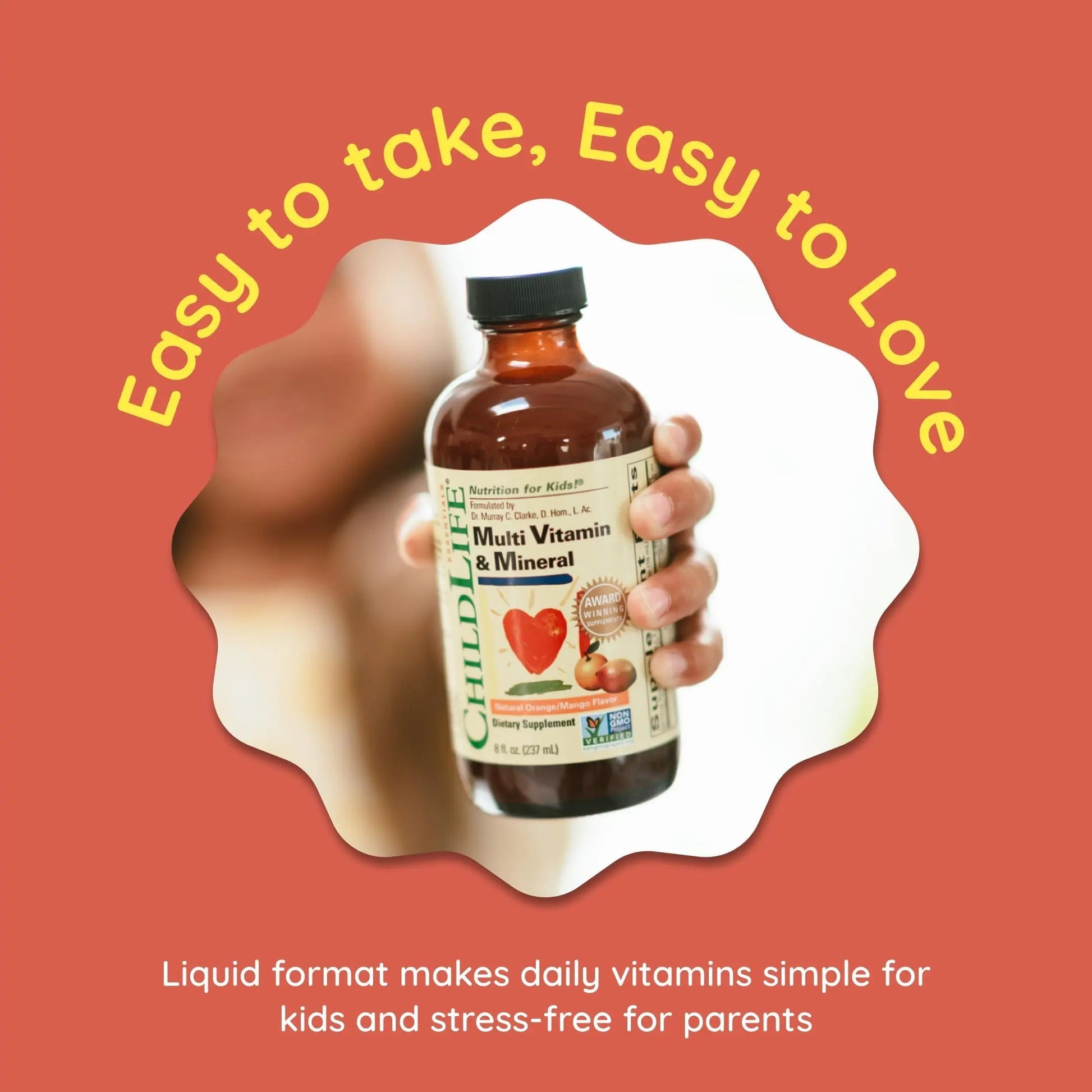 CHILDLIFE Essentials Kids Multivitamin & Mineral - Vitamins for Kids, Liquid Multivitamin for Toddler & Baby - Natural Orange & Mango, 8 Fl Oz (Pack of 2) CHILDLIFE ESSENTIALS uk supplements