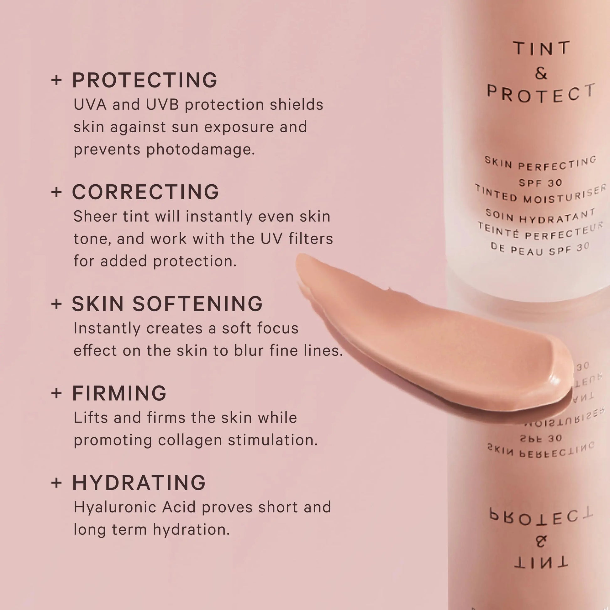 MZ SKIN Tint & Protect Skin Perfecting SPF 30 Tinted Moisturiser 1.01 fl oz | Broad Spectrum UVA/UVB | With Hyaluronic Acid, Kahai Nut Oil & Vitamin C MZ SKIN BY MARYAM ZAMANI MD uk supplements