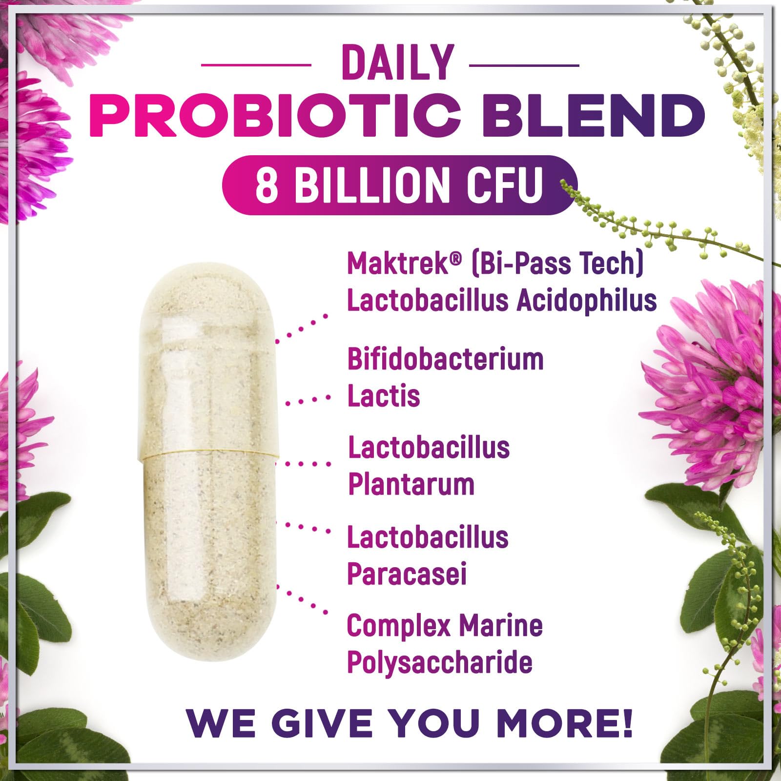 Menopause Supplements for Women - Complete Hot Flash Night Sweats & Menopause Relief Pills, 8 Billion CFU Probiotics with Dong Quai & Black Cohosh for Vaginal, Digestive Support - 60 Capsules Hello Lovely! uk supplements