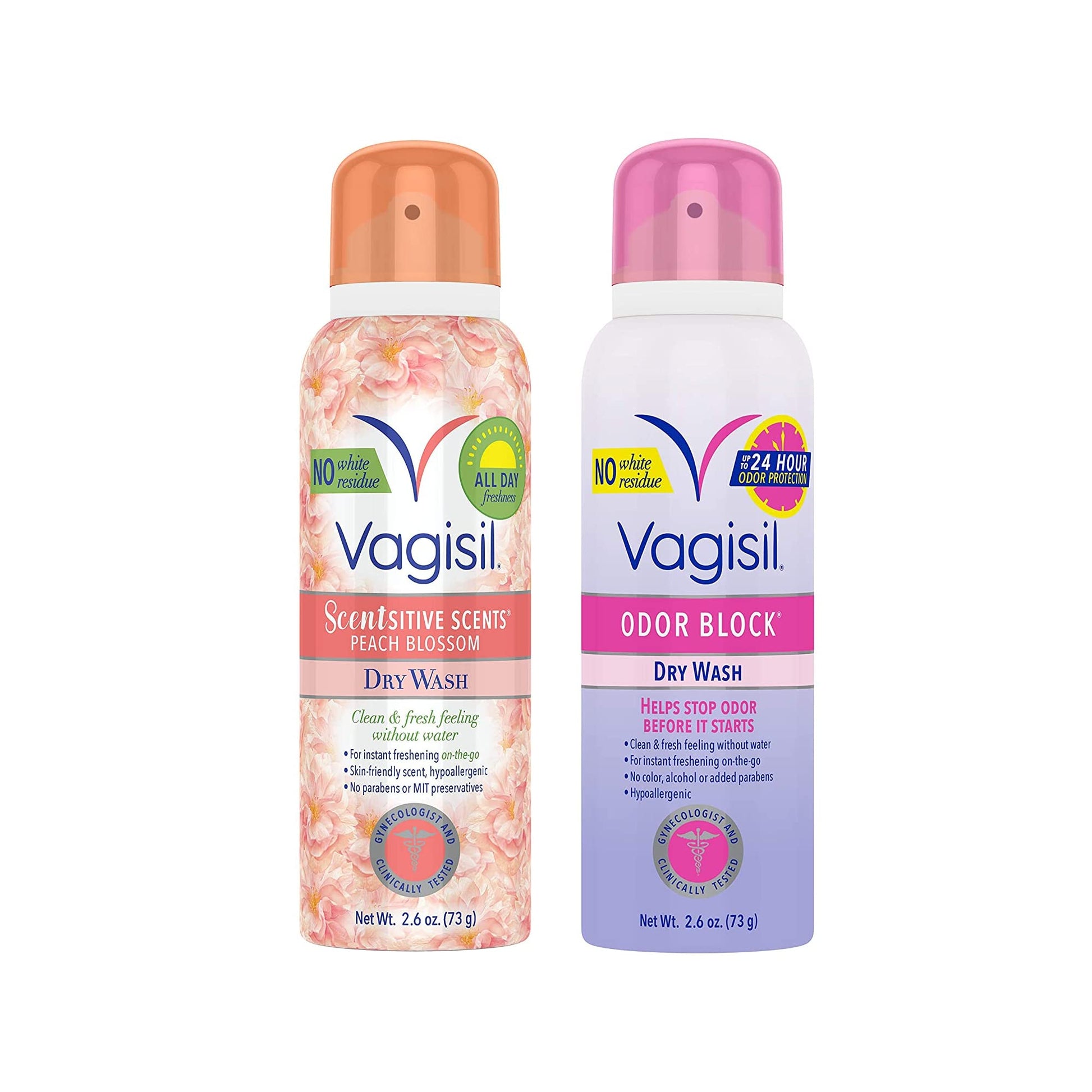 Vagisil Feminine Dry Wash Deodorant Spray for Women, Gynecologist Tested, On The Go Hygiene Vagisil uk supplements