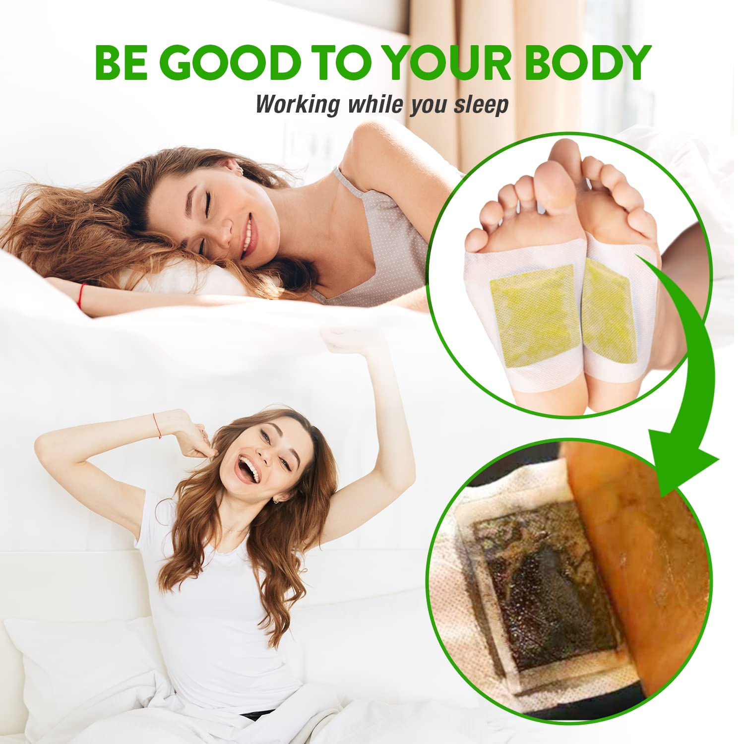 Foot Paches, Premium Deep Cleansing Foot Pads, Bamboo Foot Paches Rantherm uk supplements