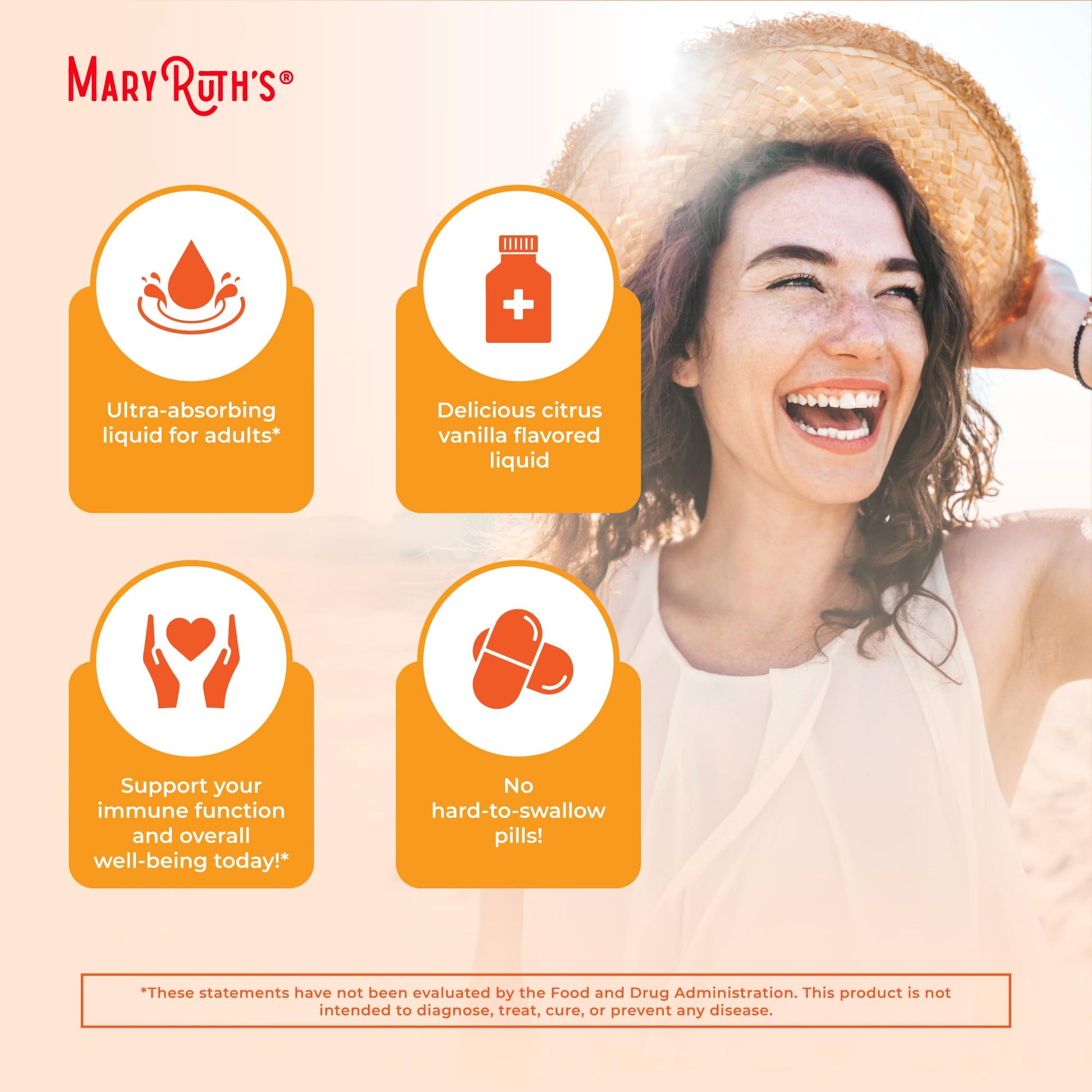 MaryRuth's Megadose Liquid Vitamin C Liposomal | 500 mg Per Serving | Ultra Absorption | Immunity | Antioxidant Support | Collagen Formation | Vegan | Gluten Free | Sugar Free | 7.6 Oz | 30 Servings MARYRUTH'S uk supplements