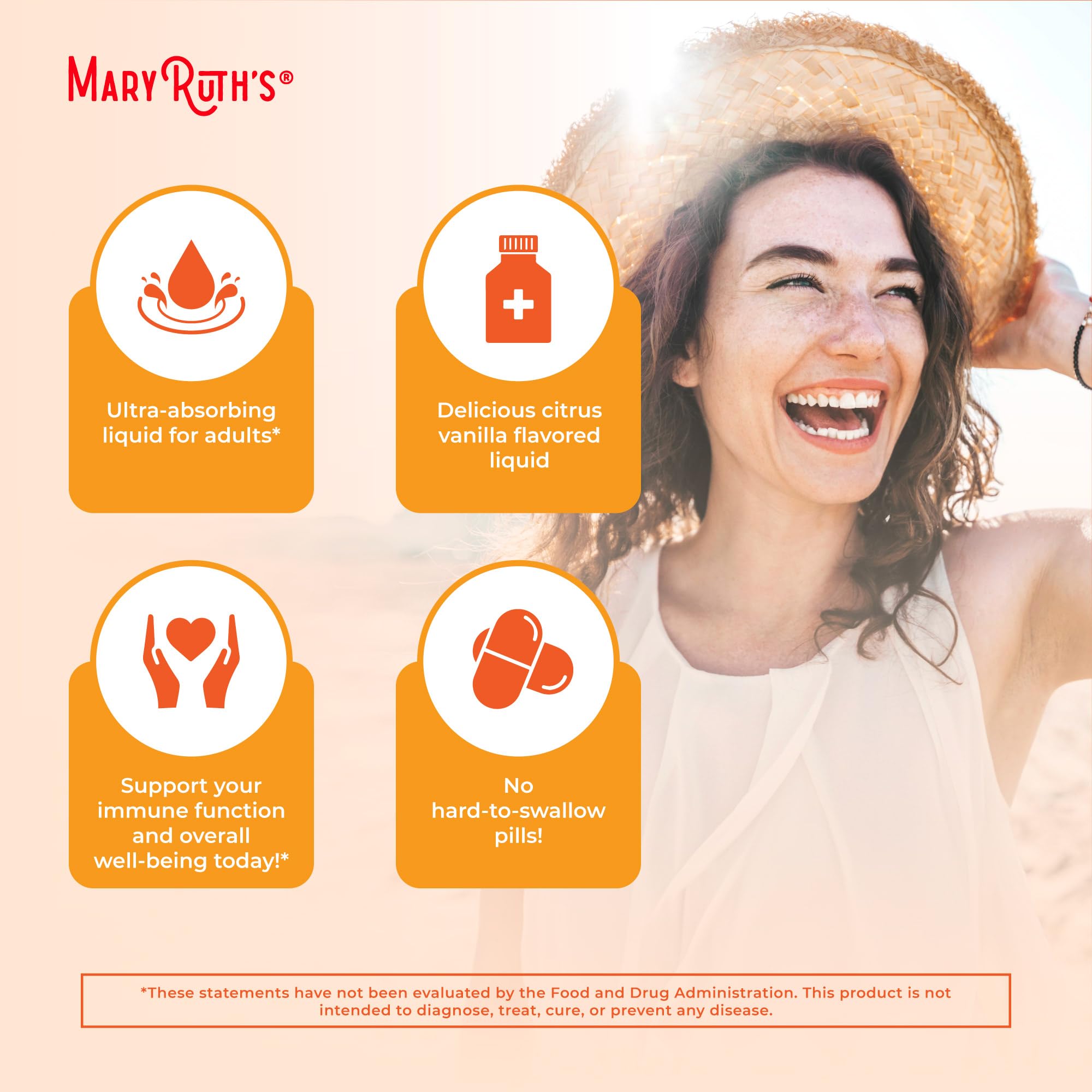 MaryRuth's Megadose Liquid Vitamin C Liposomal | 500 mg Per Serving | Ultra Absorption | Immunity | Antioxidant Support | Collagen Formation | Vegan | Gluten Free | Sugar Free | 7.6 Oz | 30 Servings MARYRUTH'S uk supplements