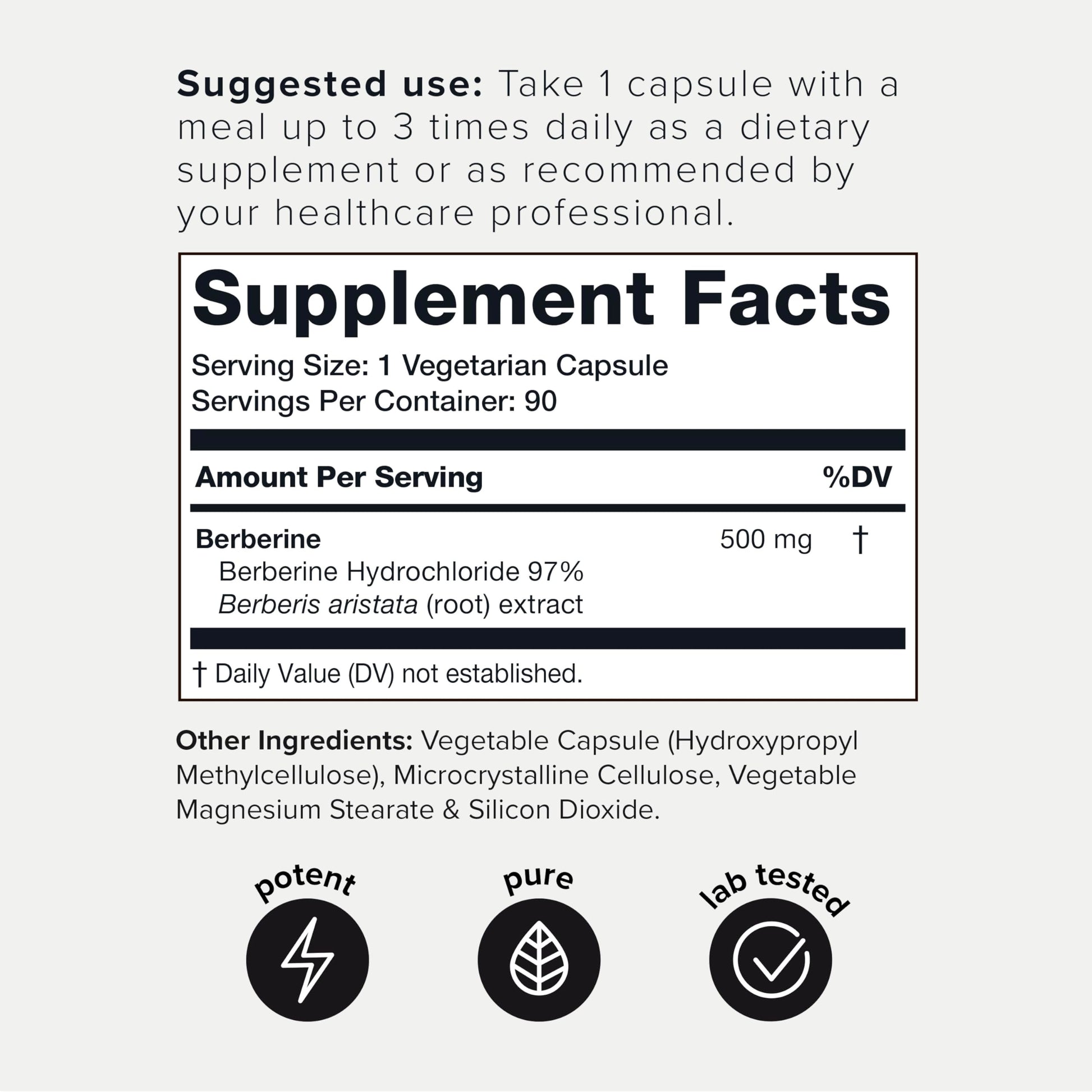 Toniiq Ultra High Strength Berberine HCl 500mg from The Himalayas - Berberine Suppleme Toniiq uk supplements