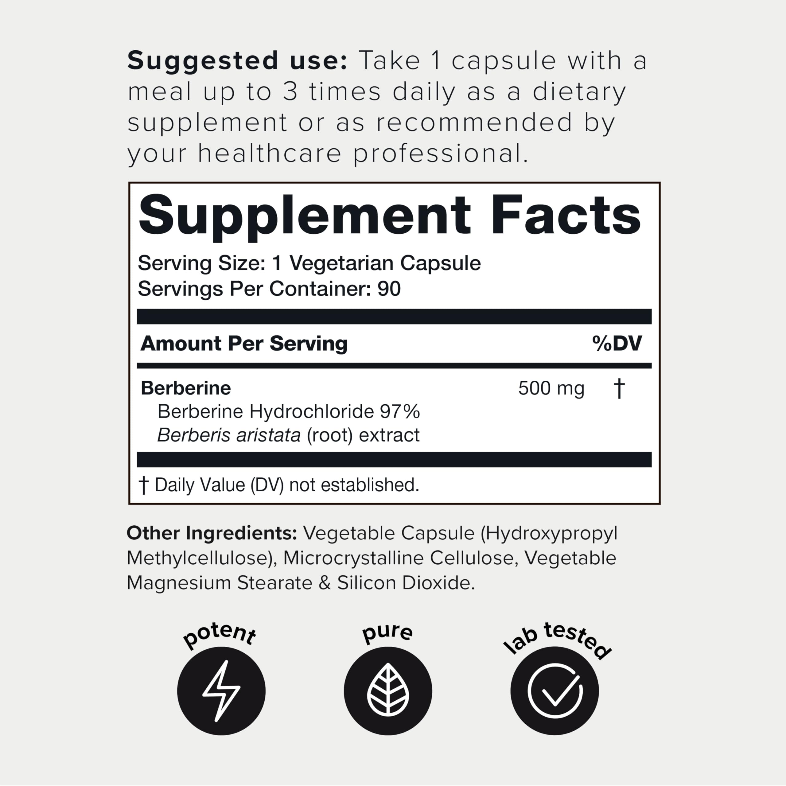 Toniiq Ultra High Strength Berberine HCl 500mg from The Himalayas - Berberine Suppleme Toniiq uk supplements