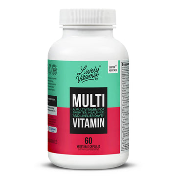 LIVELY VITAMIN CO. Multivitamin - 37 Vitamins Minerals and Extracts - Energy - Memory - Immune Function - Heart- Brain - Focus - Mood - Antioxidants - Dairy Gluten Soy Free - 60 Vegetarian Capsules LIVELY VITAMIN CO uk supplements
