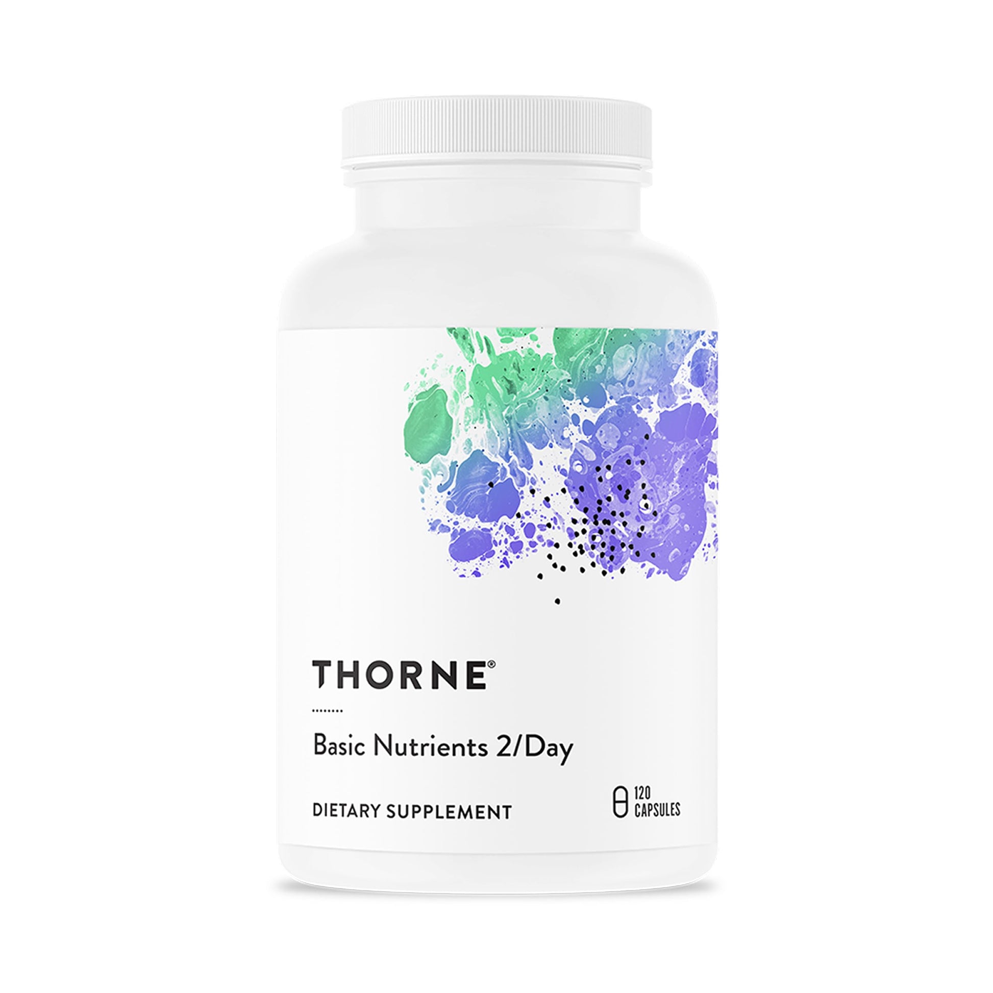 THORNE - Basic Nutrients 2/Day - Comprehensive Daily Multi-Vitamin with Optimal Bioavailability - Vitamin & Mineral Formula - Third-Party Certified - Gluten, Dairy & Soy-Free - 120 Capsules THORNE uk supplements