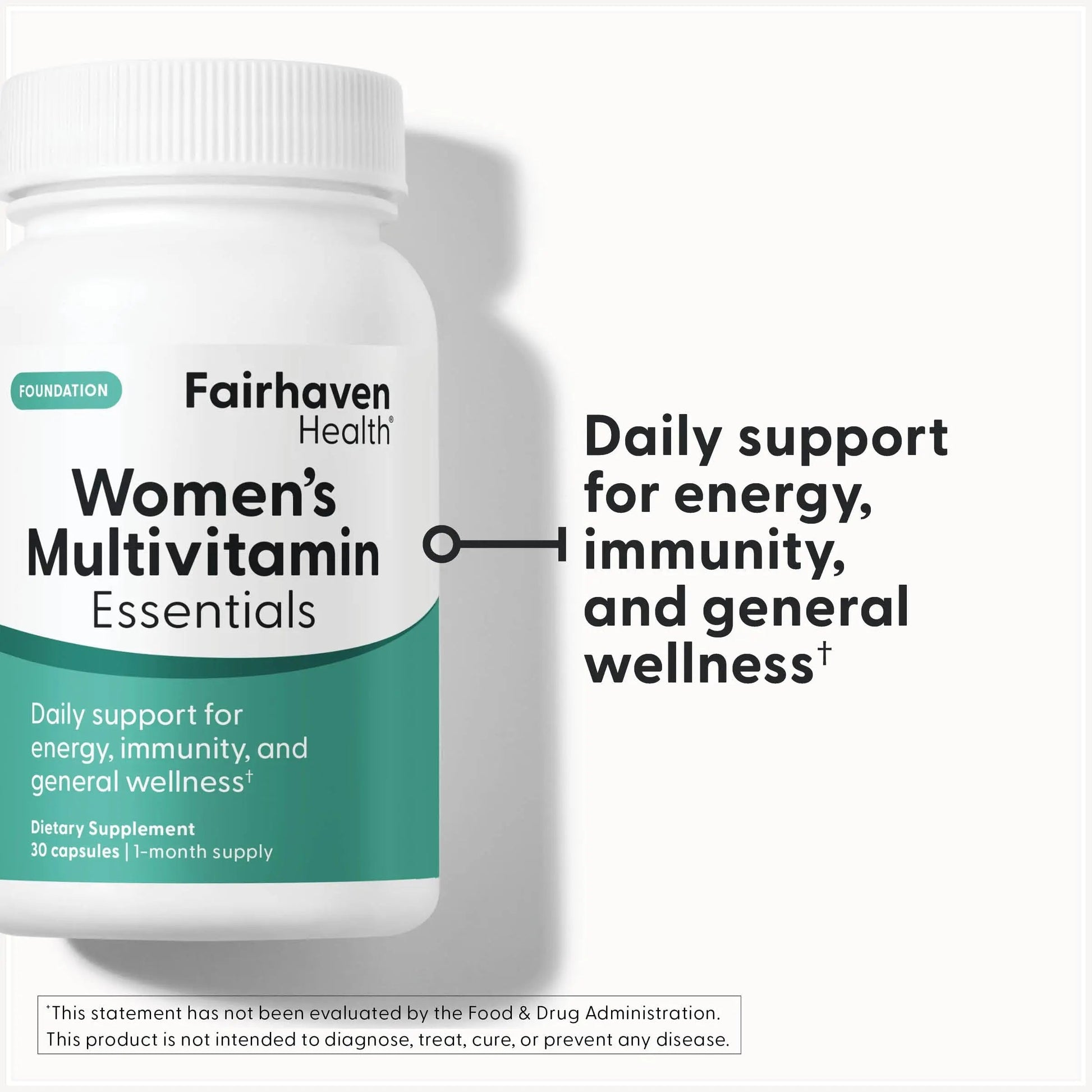 Fairhaven Health Womens Multivitamin Essentials | Once Daily Multivitamin for Women Support for Energy, Immune Health, Eye Health, Hormone Balance | Fairhaven Health uk supplements
