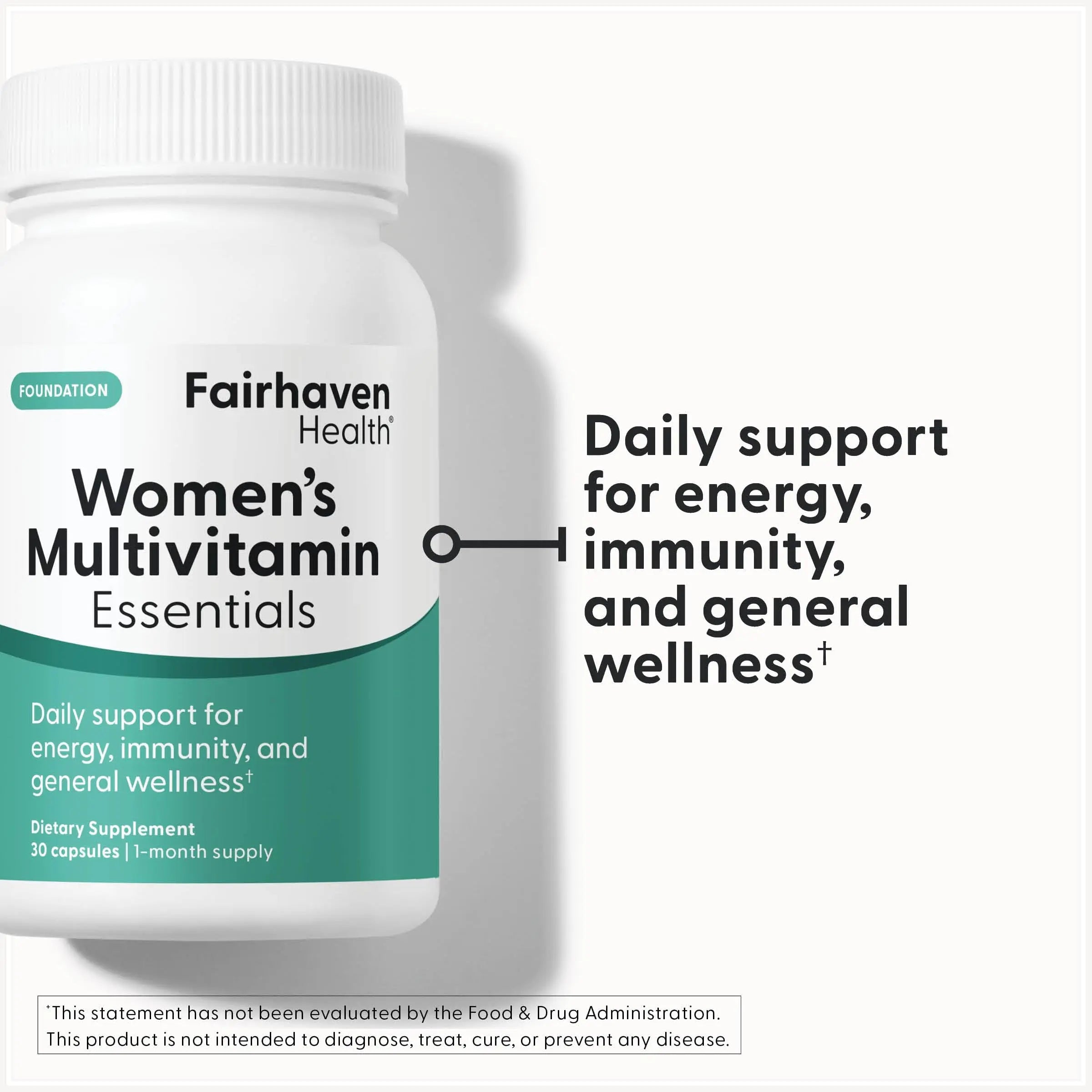 Fairhaven Health Womens Multivitamin Essentials | Once Daily Multivitamin for Women Support for Energy, Immune Health, Eye Health, Hormone Balance | Fairhaven Health uk supplements