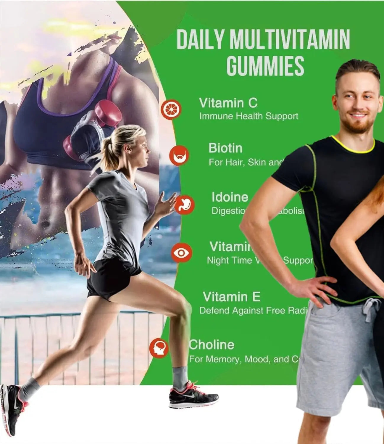 Organic Greek® Multivitamin Gummies with Vitamin A, C, D, E, Zinc, B12, Biotin, B6, Iodine, Pantothenic Acid for Men & Women Organic Greek uk supplements