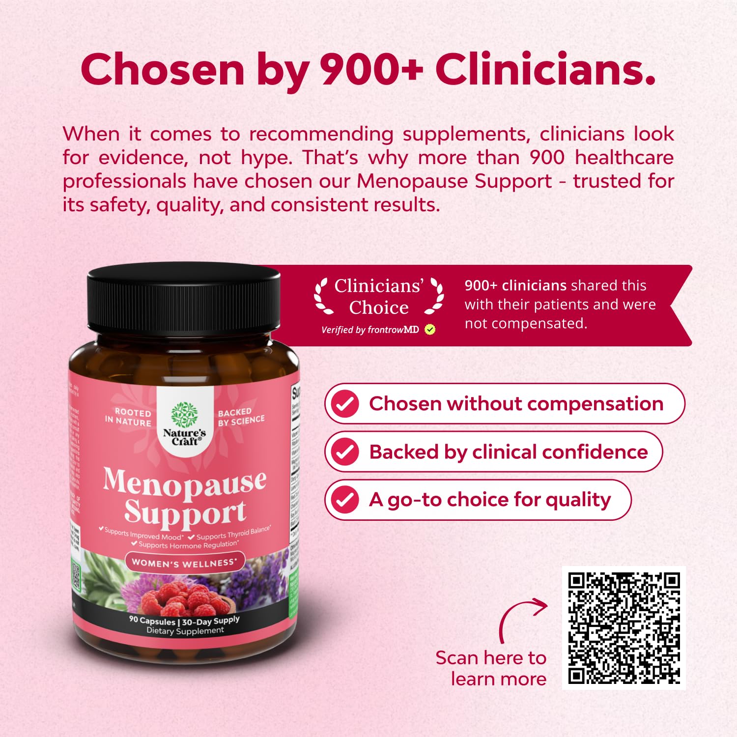 Complete Herbal Menopause Supplement for Women - Multibenefit Menopause Ease Hormone Balance for Women for Night Sweats Mood and More with Dong Quai Vitex Chaste Berry and Black Cohosh - 90 Count Natures Craft uk supplements