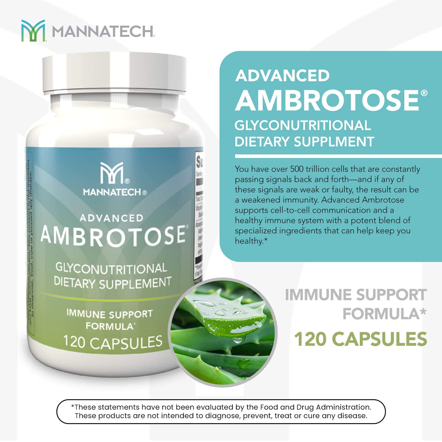 Mannatech Advanced Ambrotose 120 Capsules Mannatech uk supplements