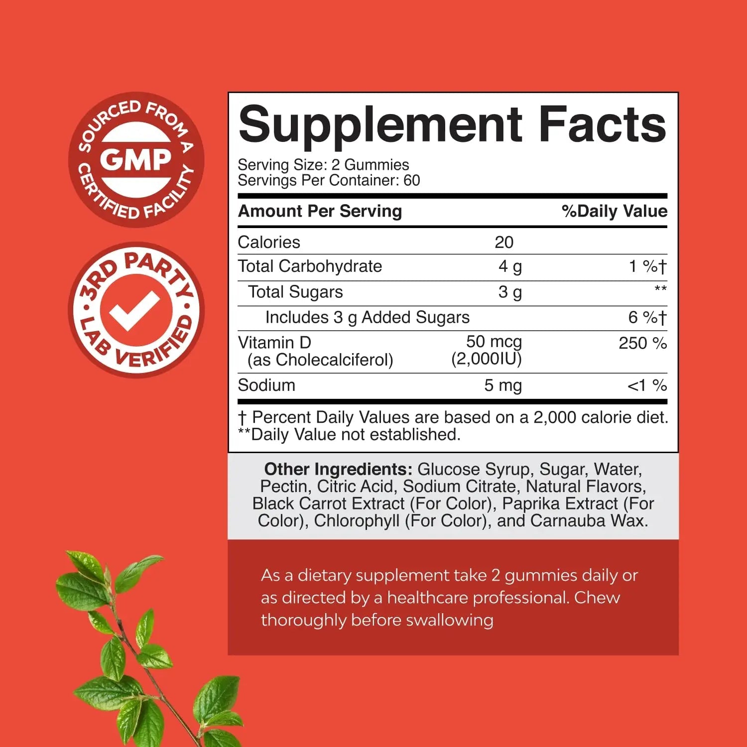 Bundle of Potent Daily Multivitamin Gummies - Wellness Blend of Vitamin D A C E B12 Zinc & Biotin for Energy & Immunity and Vitamin D3 Gummies Natures Craft uk supplements