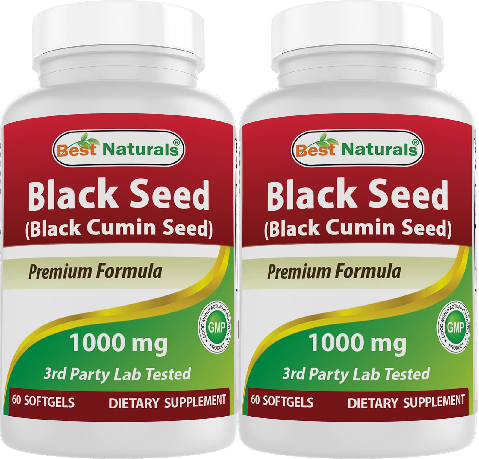 Best Naturals 2 Packs Black Seed Oil Capsules 1000 mg (Non-GMO) Nigella Sativa Best Naturals uk supplements