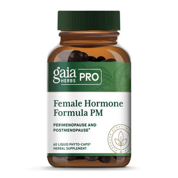 Gaia Herbs Pro Female Hormone Formula PM - Women's Health Supplement for Menopause & Sleep Support - Black Cohosh & St. John's Wort - Vegan, Soy-Free & Gluten-Free - 60 Liquid Phyto-Caps (30 Servings) Gaia Herbs PRO uk supplements