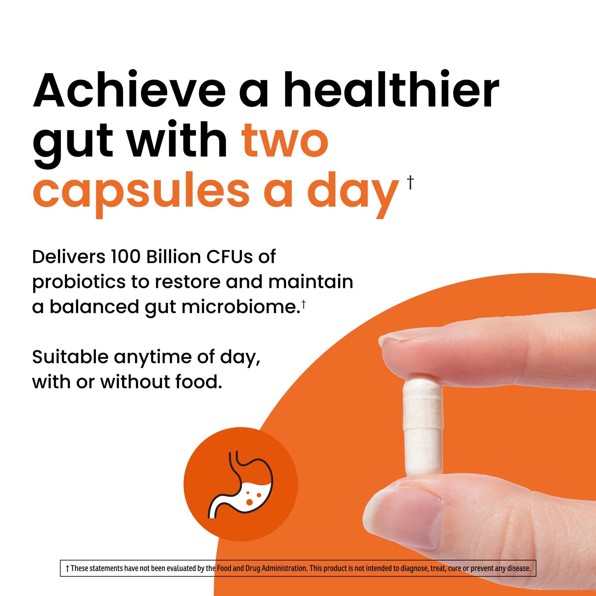 Ombre Healthy Gut Probiotics for Digestive Health 100 Billion CFU - Prebiotics and Probiotics for Women & Men with Lactobacillus Acidophilus & Digestive Enzymes, Gut Health Support, Vegan, 30 Servings Ombre uk supplements