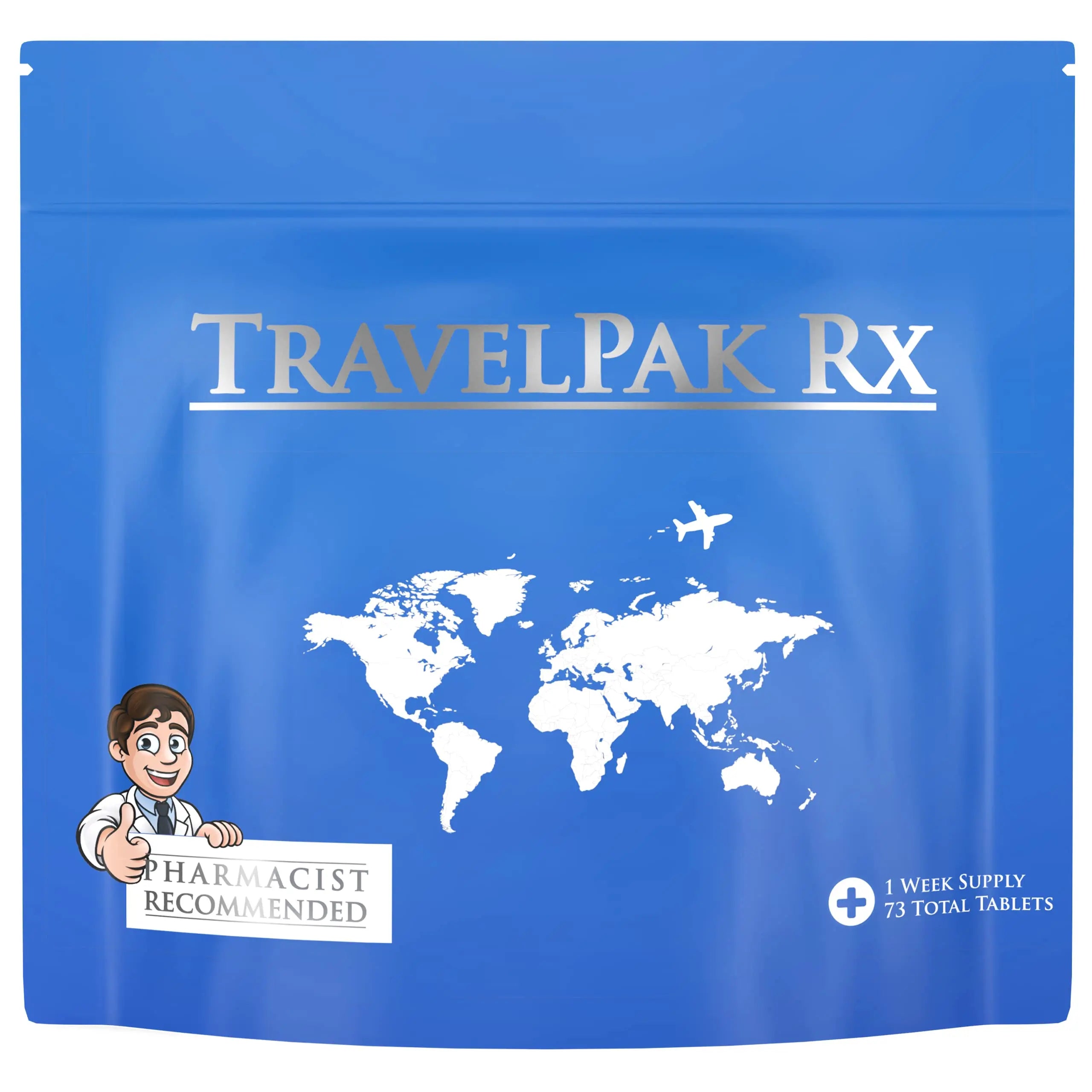 TravelPakRx Travel Essentials Medicine Kit - TSA-Approved Over-The-Counter Individual Medicine Packets, for Travel, Cruises, Camping, Created by Pharmacist TravelPakRx uk supplements
