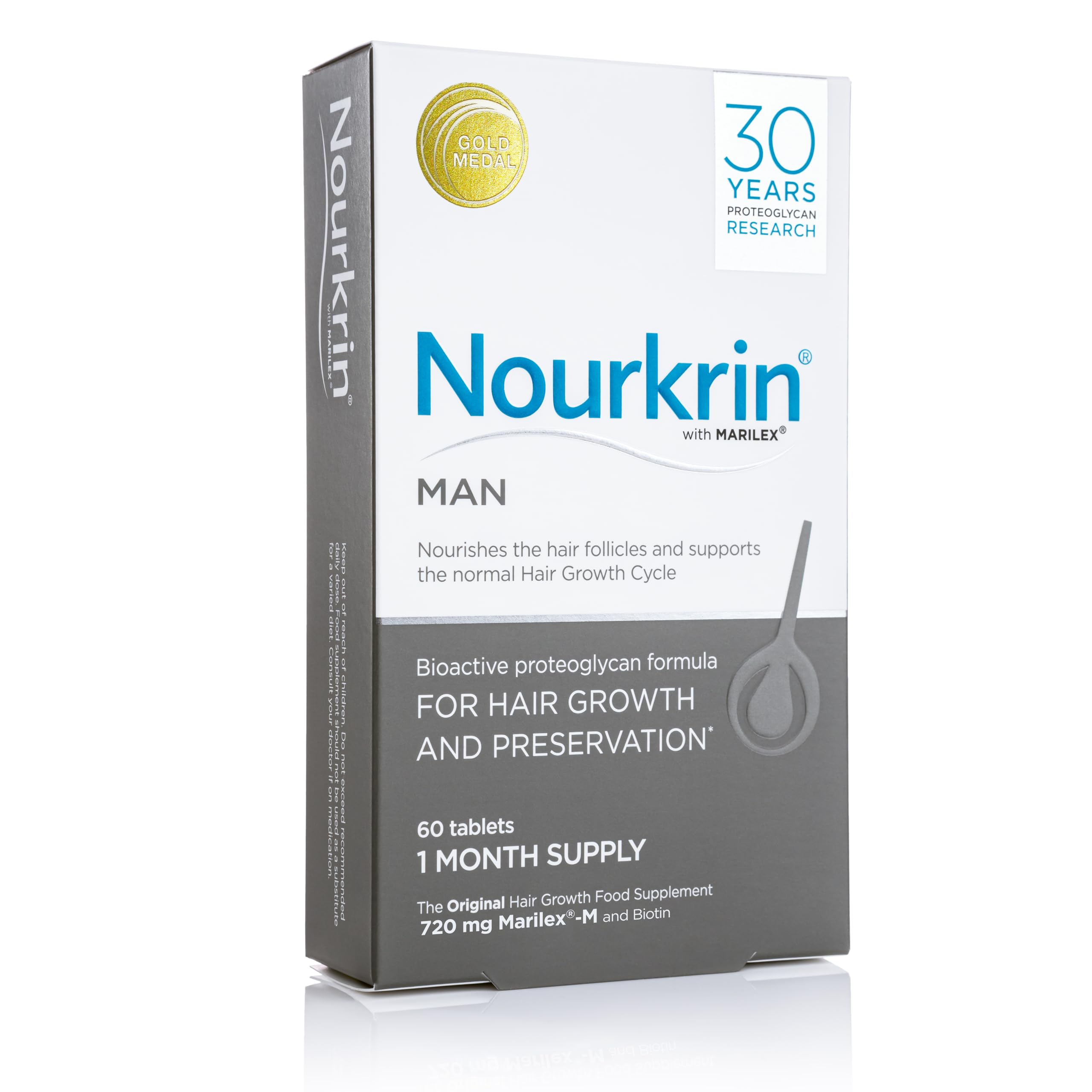 Nourkrin Man 60 Tablets (1 Month Supply) Nourkrin uk supplements