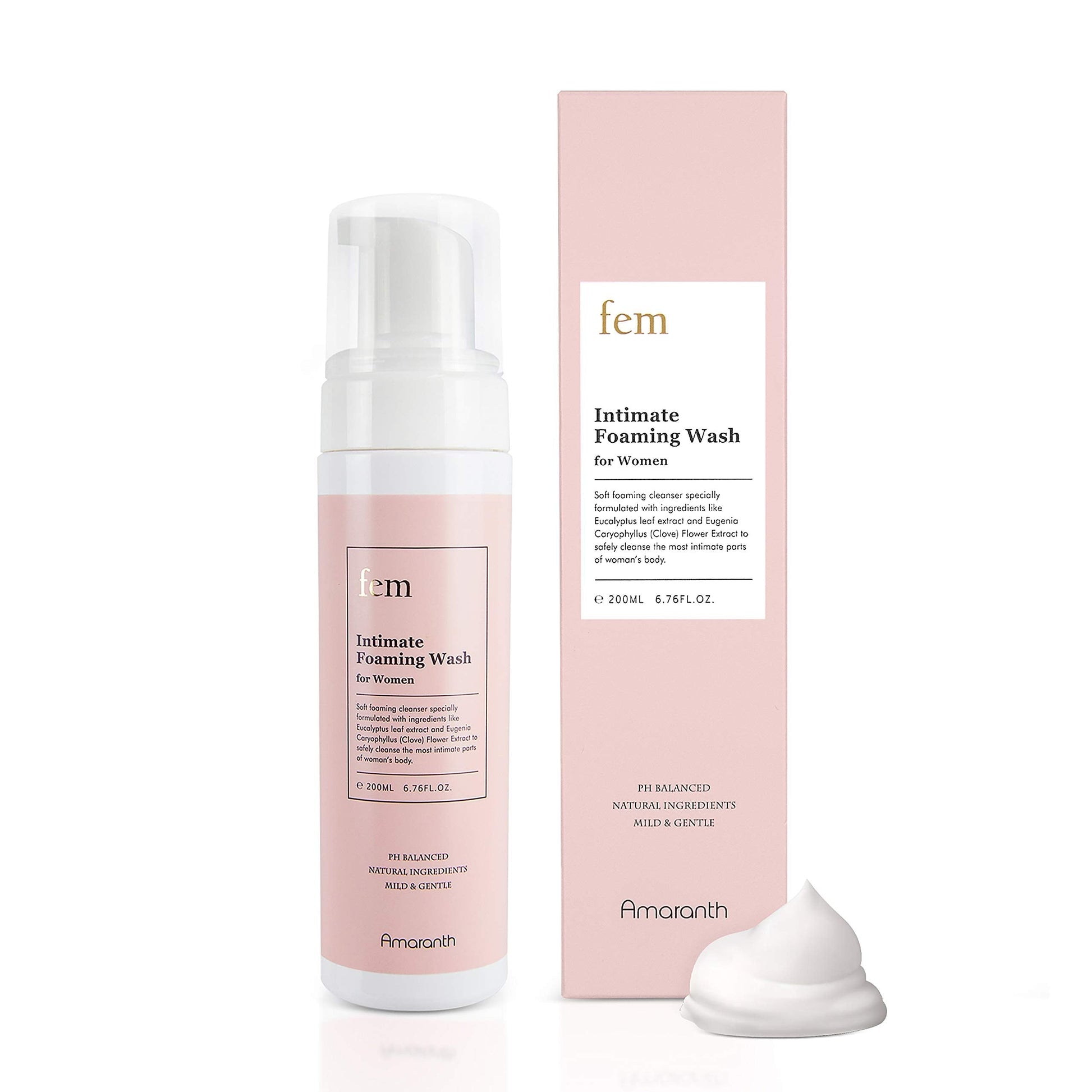 fem pH Balance Intimate Wash for Women, Feminine Wash for Sensitive Skin, Gentle Cleanser Amaranth uk supplements