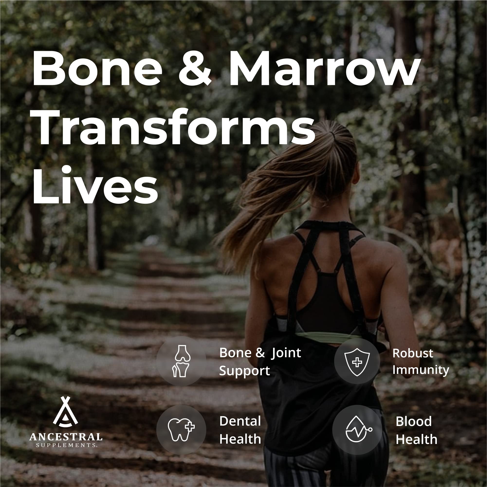 Ancestral Supplements Grass Fed Beef Bone and Marrow Supplement, Bone, Skin, Oral Health, and Joint Care Supplements Promote Whole Ancestral Supplements uk supplements