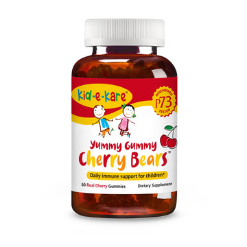 NORTH AMERICAN HERB & SPICE kid-e-kare Yummy Gummy Cherry Bears - 60 Real Cherry Gummies - Daily Immune Support for Children - With P73 Oreganol & Black Seed Oil - Non-GMO - 30 Servings NORTH AMERICAN HERB & SPICE uk supplements