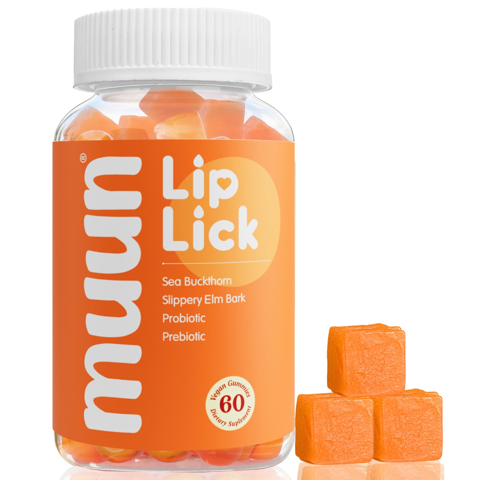 Muun Vaginal Dryness Gummy for Perimenopause Menopause with Slippery Elm Bark, Omega Muun uk supplements