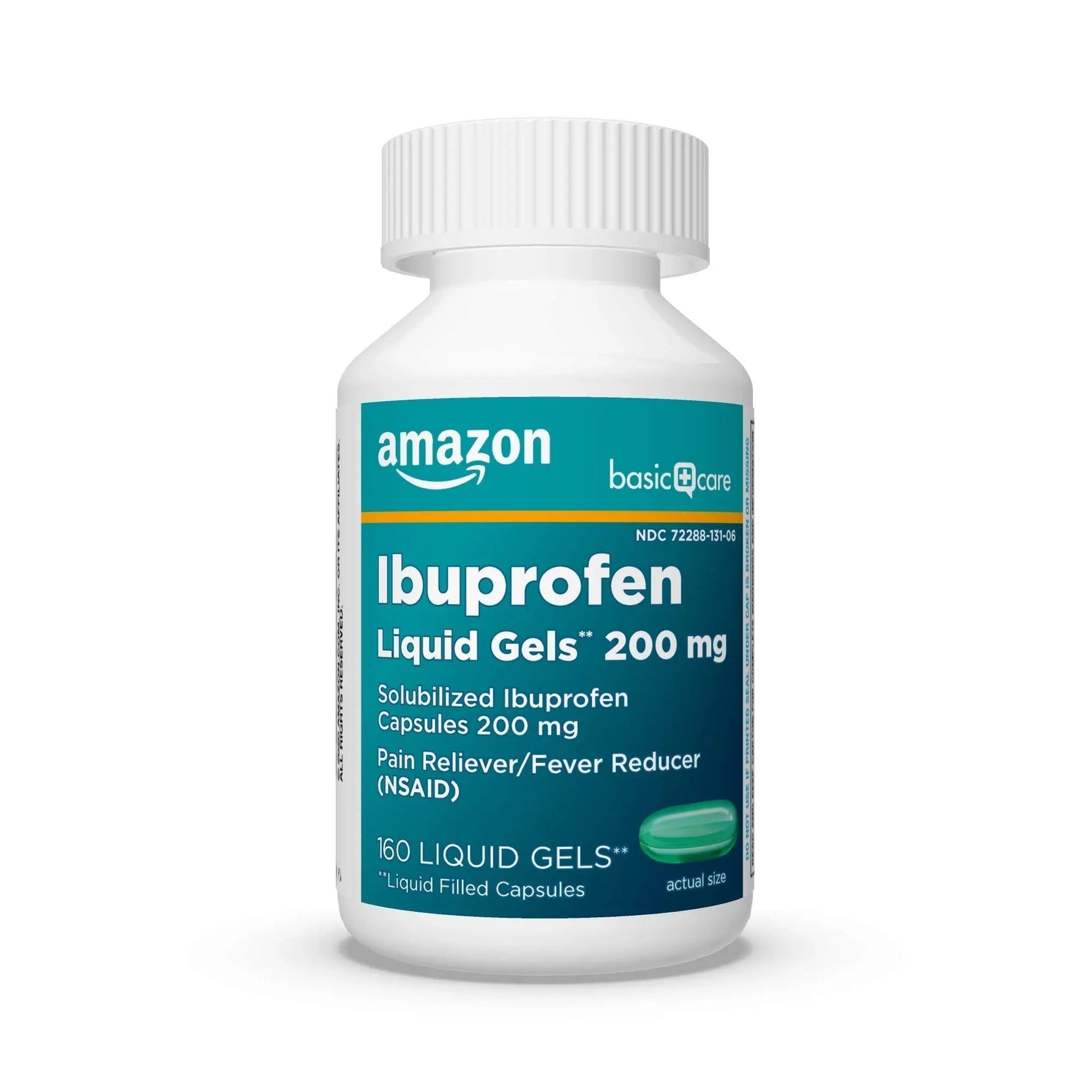 Basic Care Ibuprofen Liquid Gels, 160 Count Amazon Basic Care uk supplements