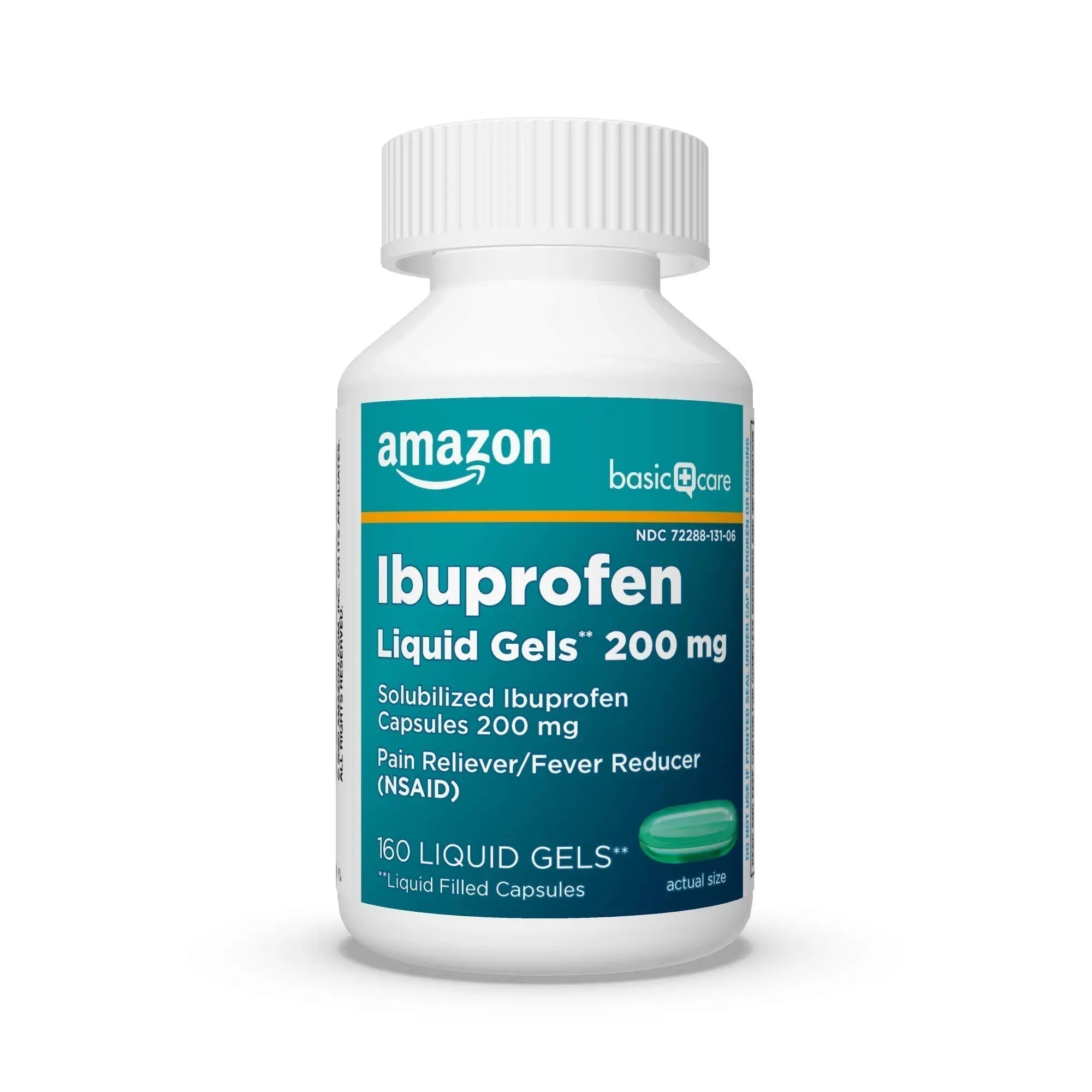 Basic Care Ibuprofen Liquid Gels, 160 Count Amazon Basic Care uk supplements