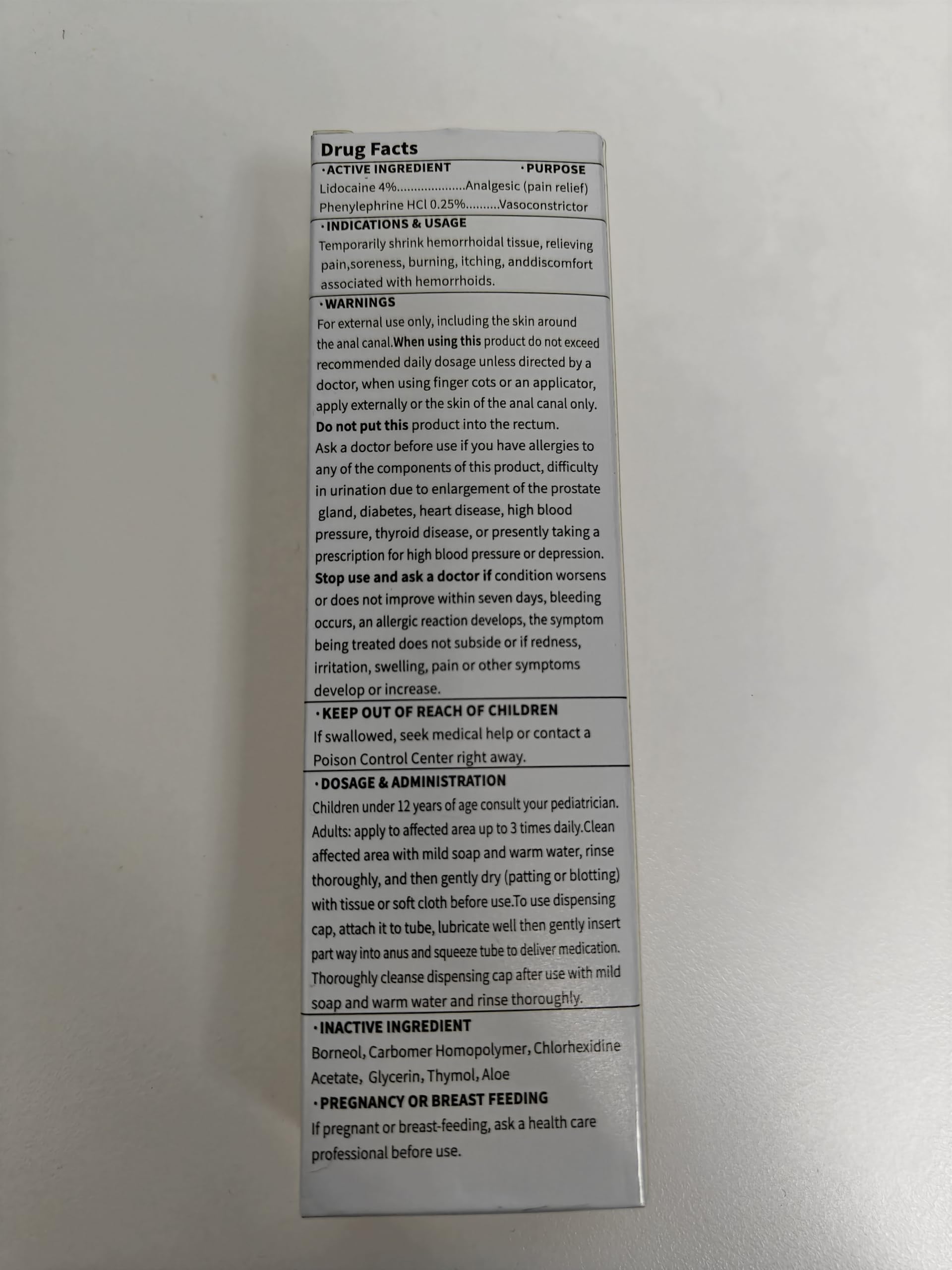Hemorrhoid & Fissure Ointment, Hemorrhoid Treatment and Hemorrhoid Cream with Lidocaine 4% and Phenylephrine HCI for Fast Relief of Pain, Swelling, Itching, Burning, Hemorrhoidal treatment, 2 Pack-HH Emisun uk supplements