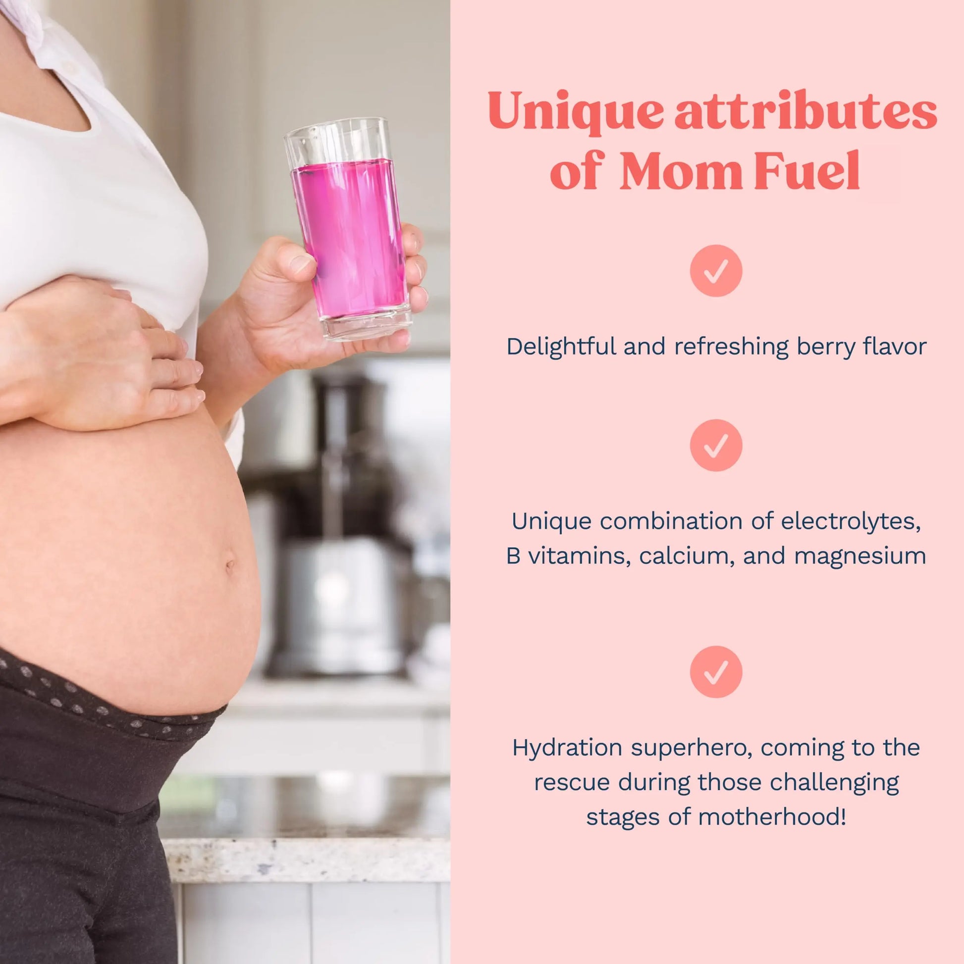 Mommy Knows Best Mom Fuel Electrolyte Drink Mix for Moms, Hydration Support - for Pregnancy, Prenatal, Electrolytes + Trace Minerals, Lactation Drink Mix Supplement (32 Count) Mommy Knows Best uk supplements