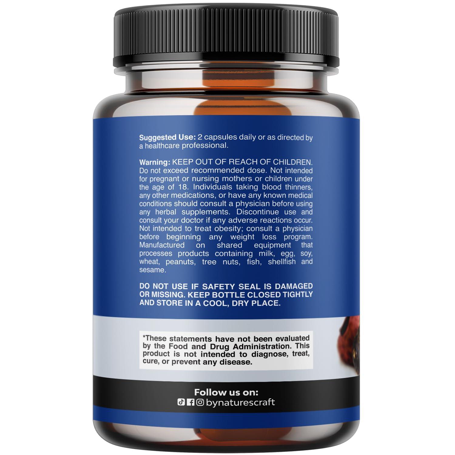 Potent Black Maca Root Capsules for Men - Herbal Wellness Supplement with Siberian Ginseng Ashwagandha and Black Maca Root - Men’s Wellness Supplement to Support General Health - 120 Count Natures Craft uk supplements