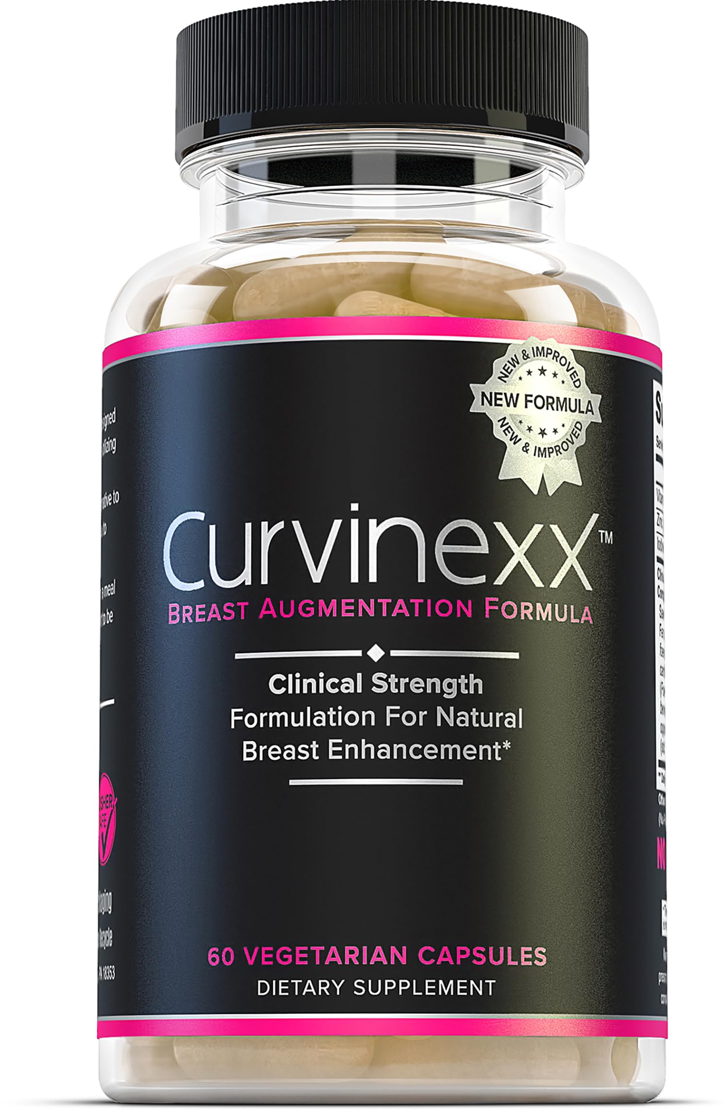 CURVINEXX (3 Bottles) - Natural Breast Toning and Firming Supplement. Lift, Firm and Enhance your Bust Naturally... Curvinexx uk supplements