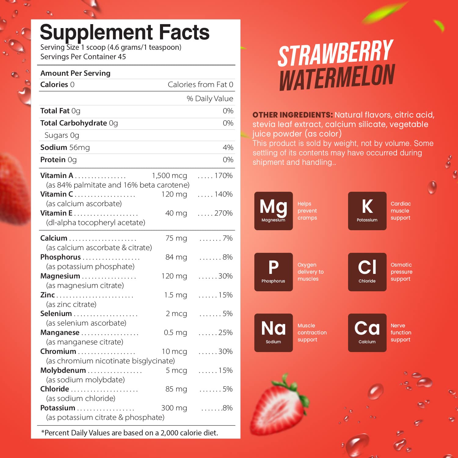 Electrolyte Powder - Refreshing Workout Recovery Electrolytes, Sugar Free, Gluten Free Pride Naturals, Inc uk supplements