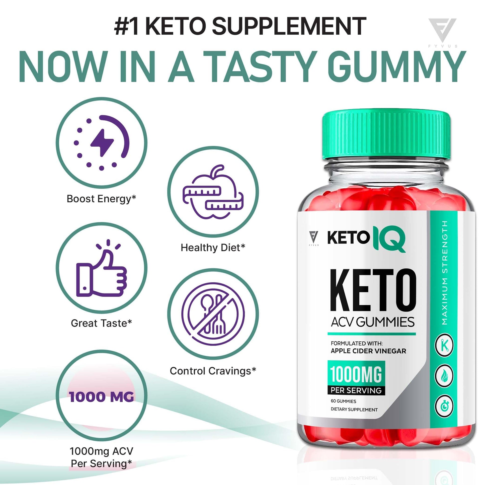 (3 Pack) Keto IQ KetoIQ Keto ACV Gummies, Keto IQ ACV Gummies Advanced Weight Loss Fyvus uk supplements