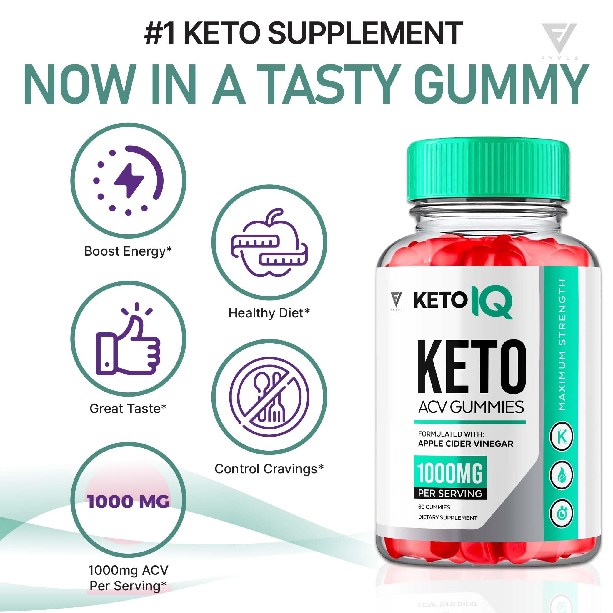 (3 Pack) Keto IQ KetoIQ Keto ACV Gummies, Keto IQ ACV Gummies Advanced Weight Loss Fyvus uk supplements