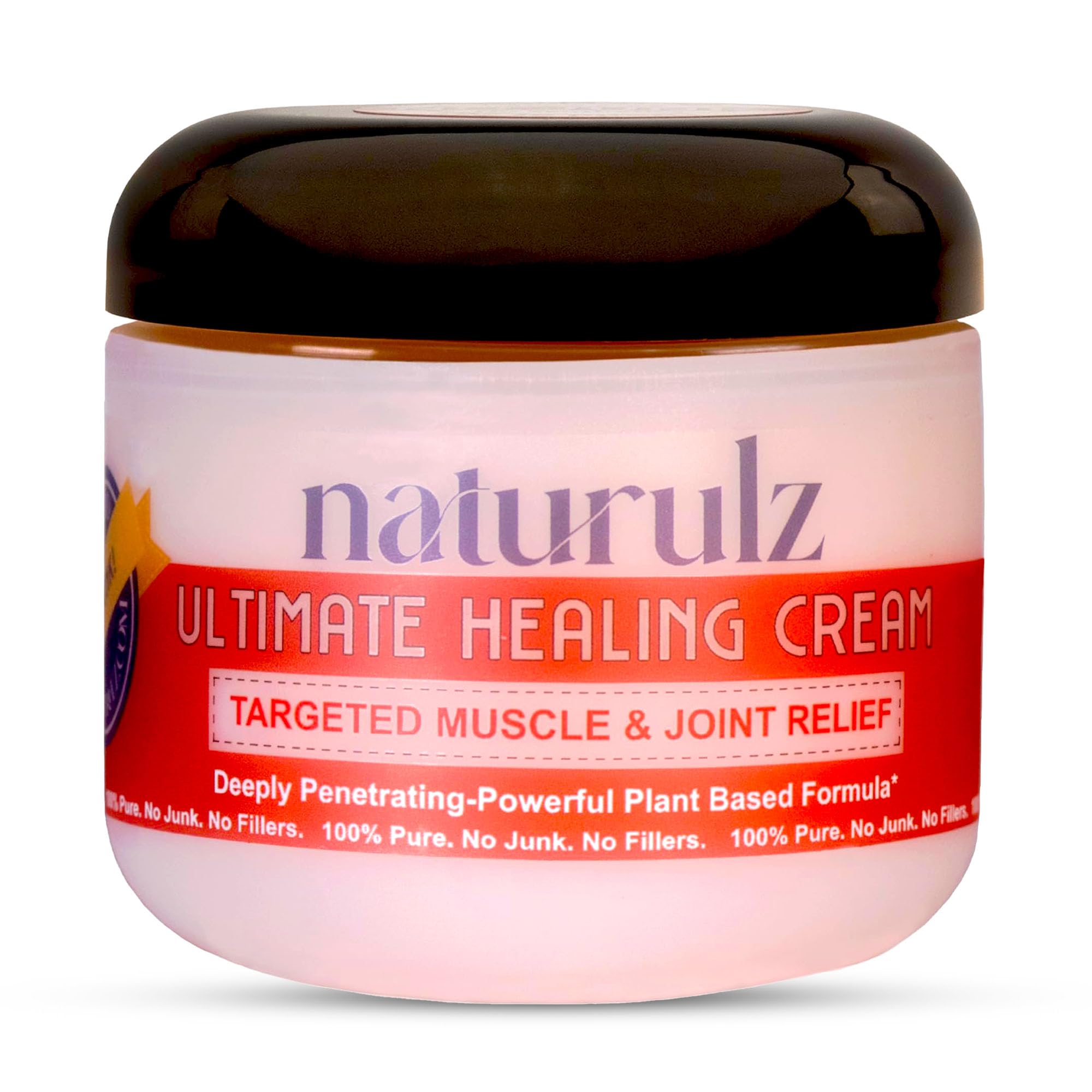 Naturulz Ultimate Healing Cream 4 ounce All-Natural Extra Strength Muscle Rub & Joint Topical for Back, Neck & Shoulder Discomfort with Arnica, Calendula & Capsaicin. 'NO JUNK' Extra Strength Formula. Naturulz uk supplements