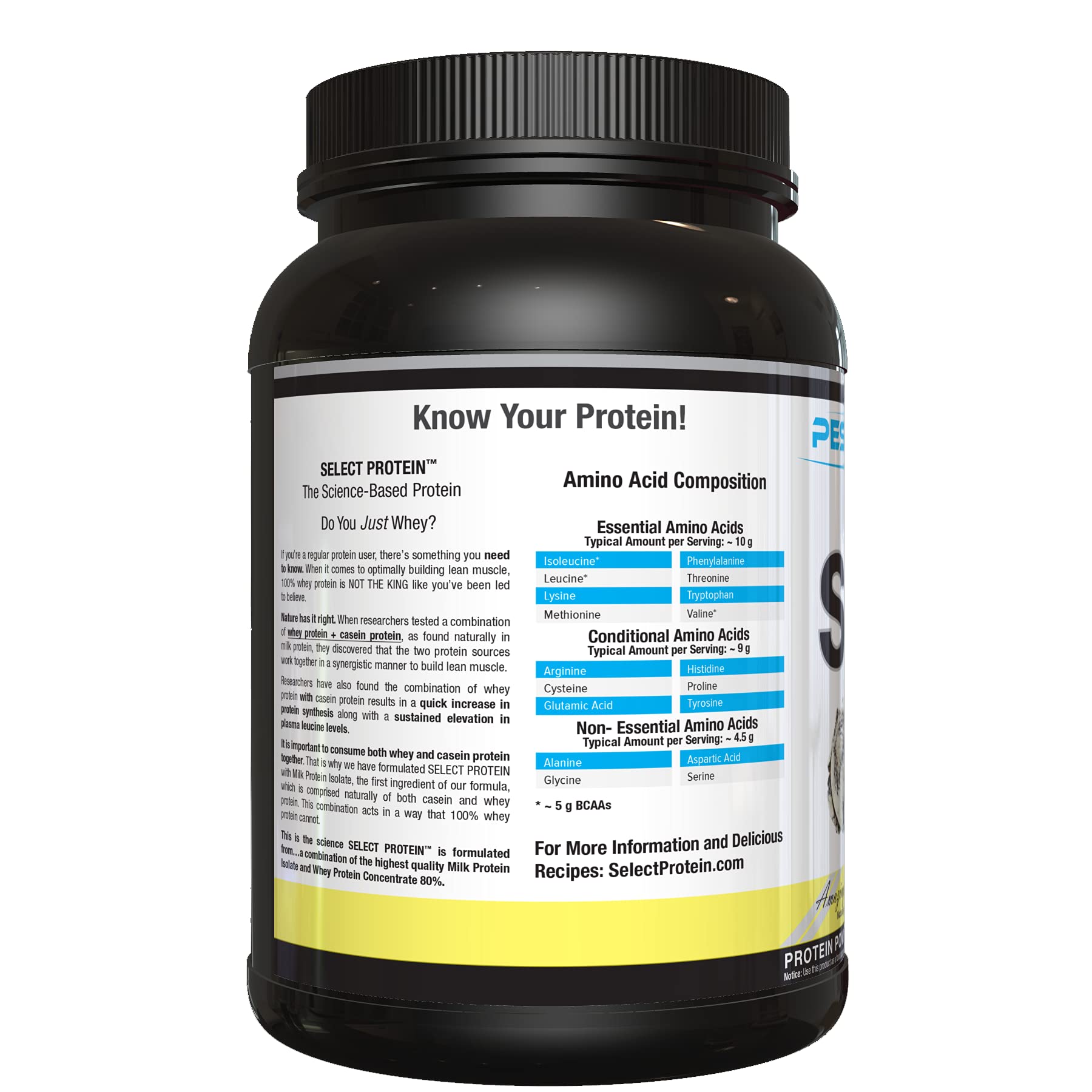 PEScience Select Low Carb Protein Powder, Peppermint Bark, 27 Serving, Keto Friendly PEScience uk supplements