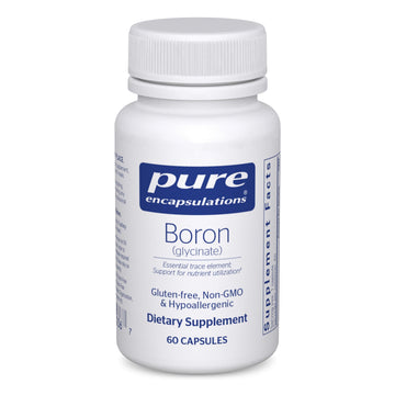 Pure Encapsulations Boron (Glycinate) | Supplement for Hormone Balance, Bone Strength and Health, Connective Tissue, and Nutrient Metabolism* | 60 Capsules Pure Encapsulations uk supplements