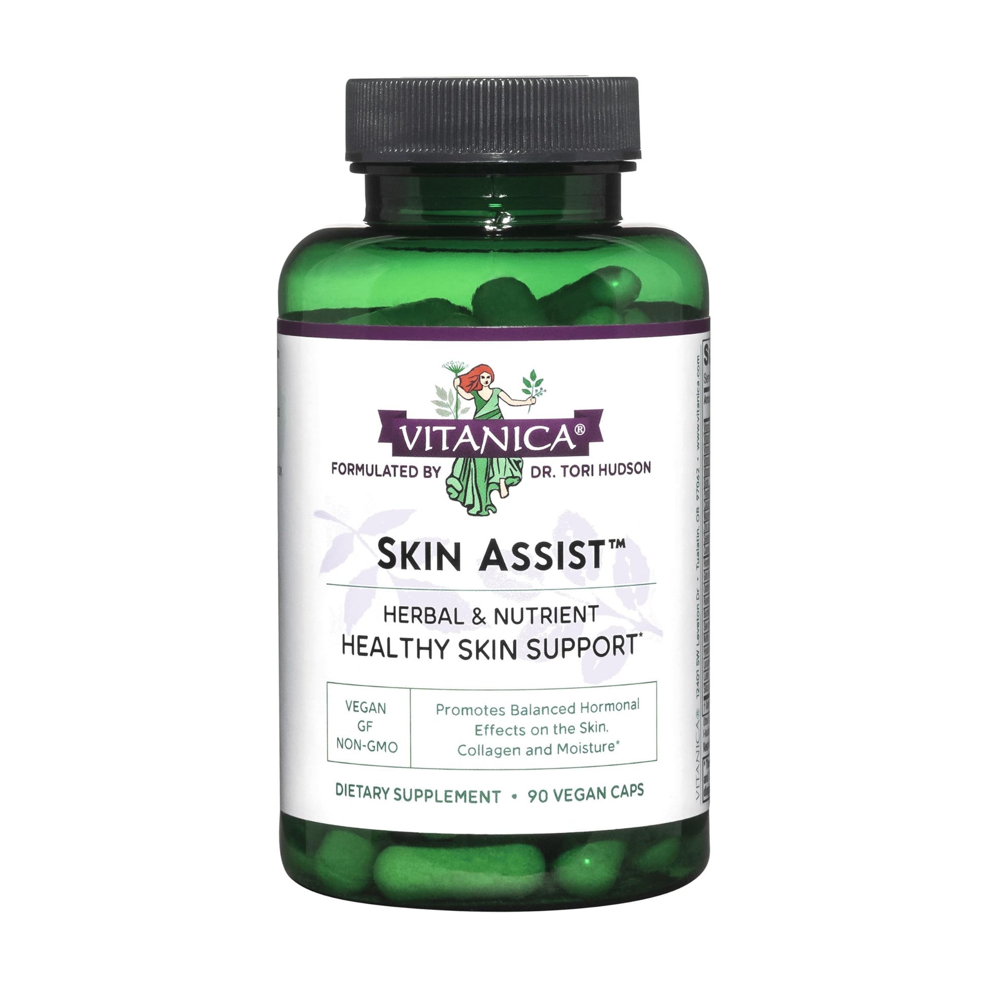 Vitanica, Skin Assist, Skin Support, Vegan, 90 Capsules Vitanica uk supplements
