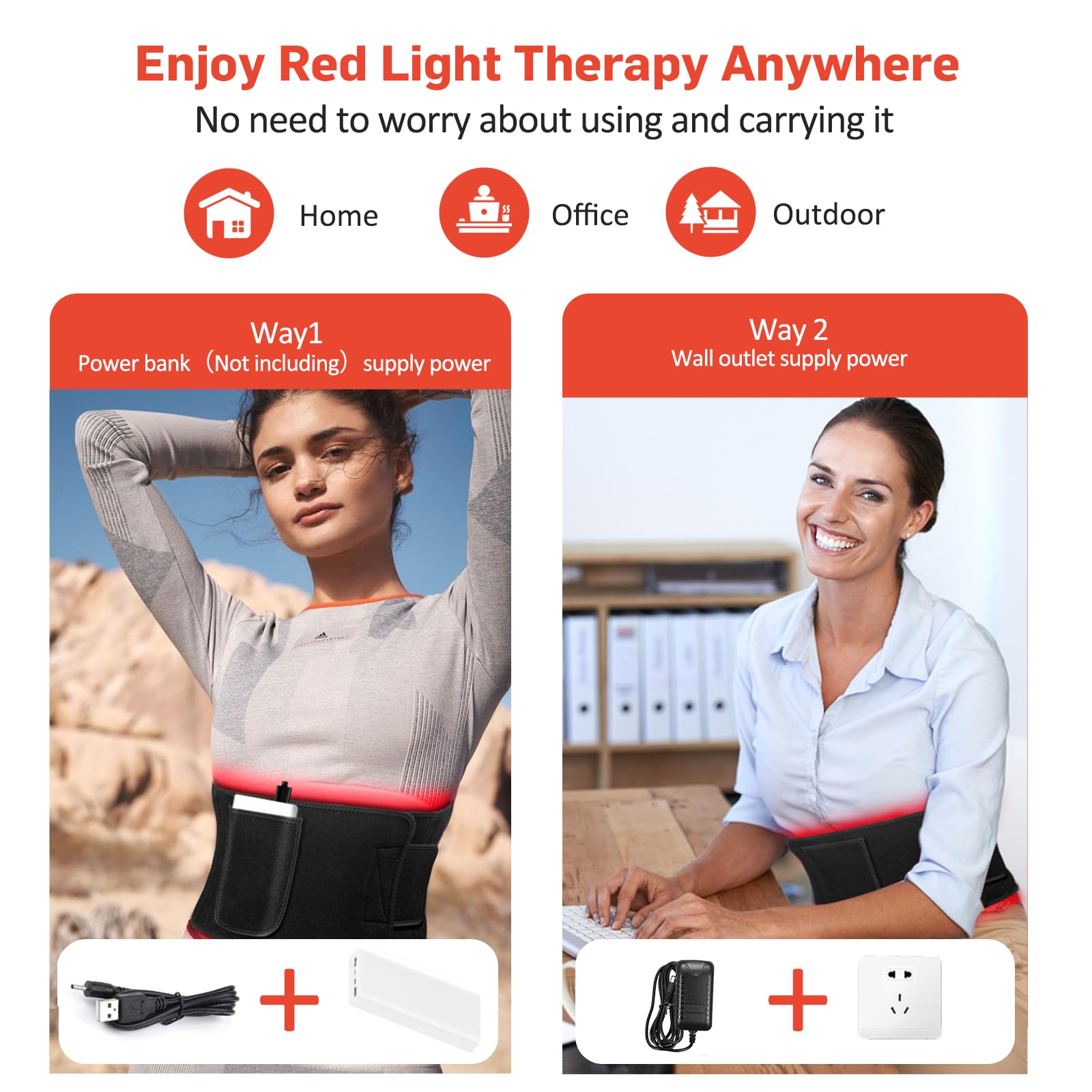 Red Light Therapy for Body, Infrared Light Therapy for Shoulder Waist Muscle Pain Relief GMOWNW uk supplements