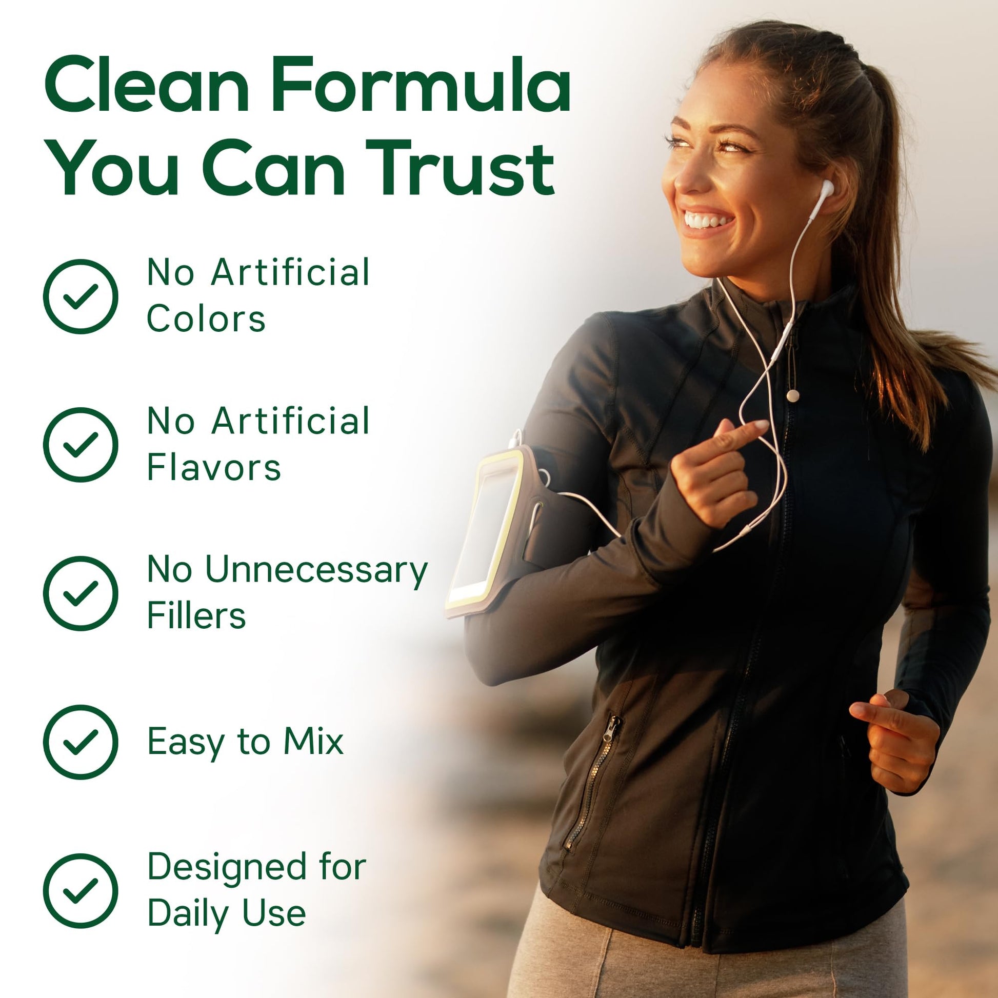 Boost UltraGreens Super Greens Powder - Organic Spirulina, Grasses & Antioxidants | Premium Superfood for Daily Energy | Detox & Whole-Body Wellness - 50 Servings Parker Naturals uk supplements